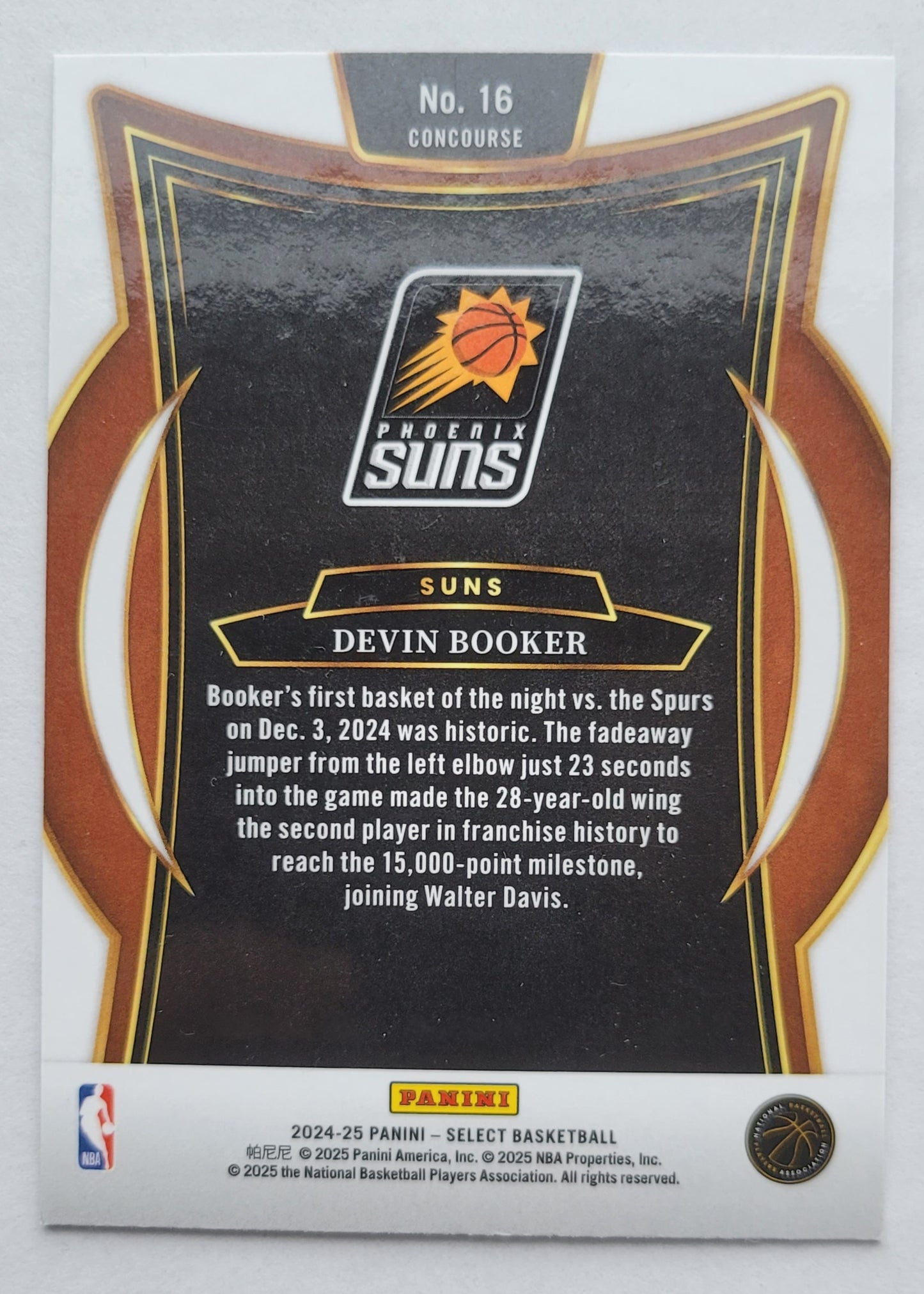 Devin Booker - 2024-25 Select Blue #16