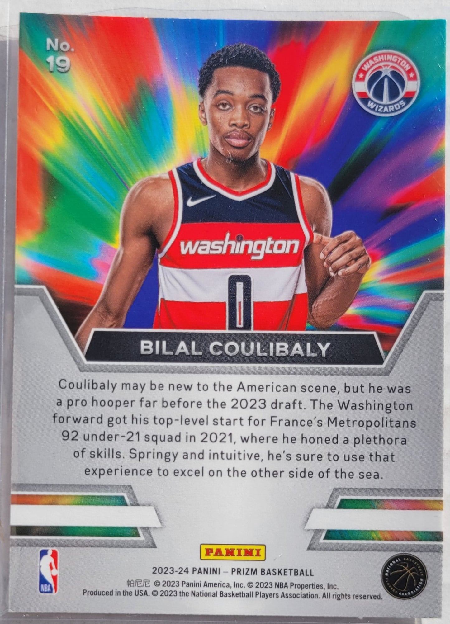 Bilal Coulibaly - 2023-24 Panini Prizm Instant Impact #19