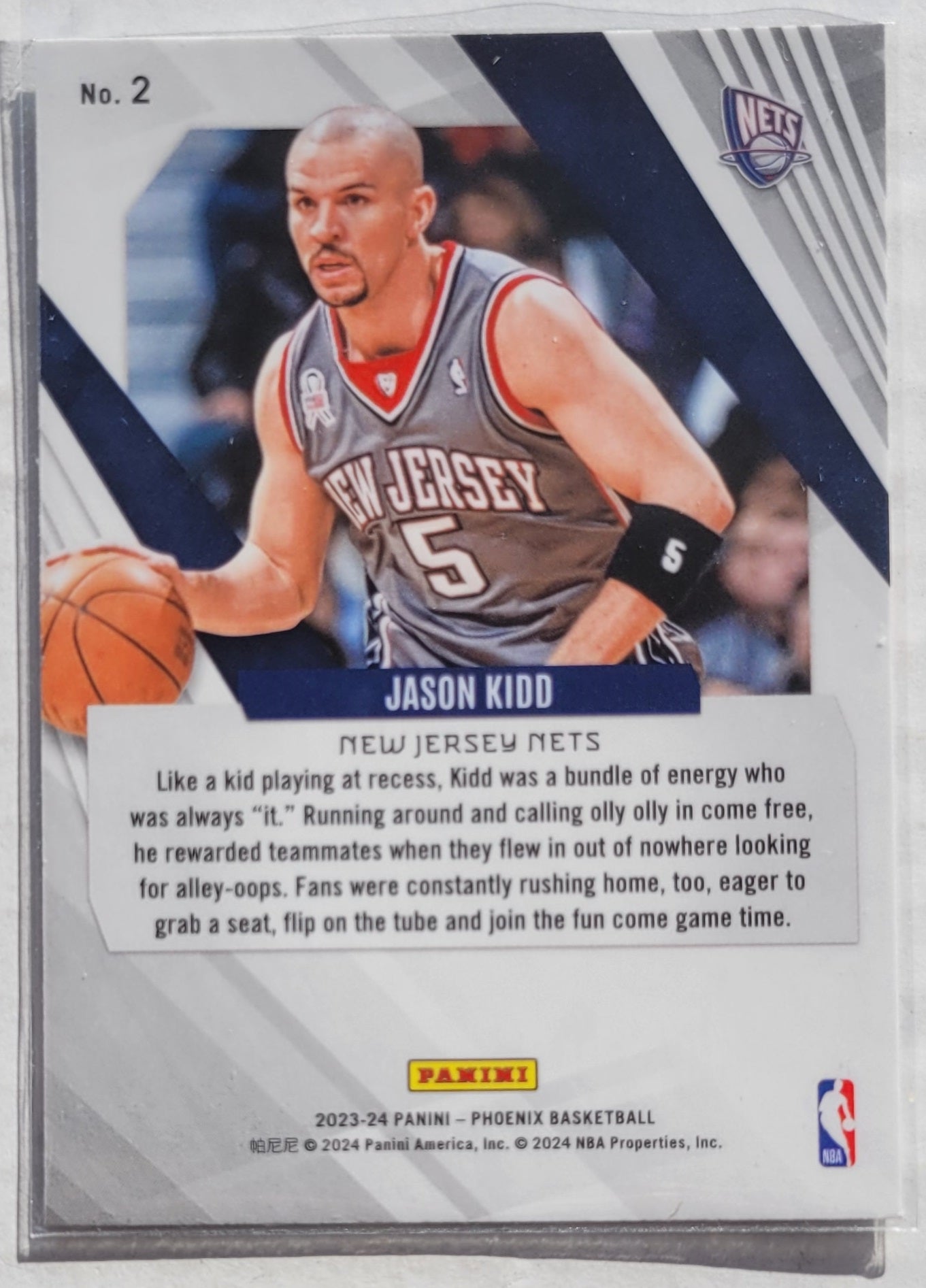 Jason Kidd - 2023-24 Panini Phoenix Teal Lazer #2