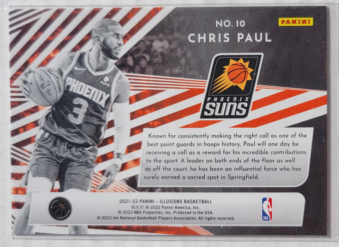 Chris Paul - 2021-22 Panini Illusions Chasing the Hall #10