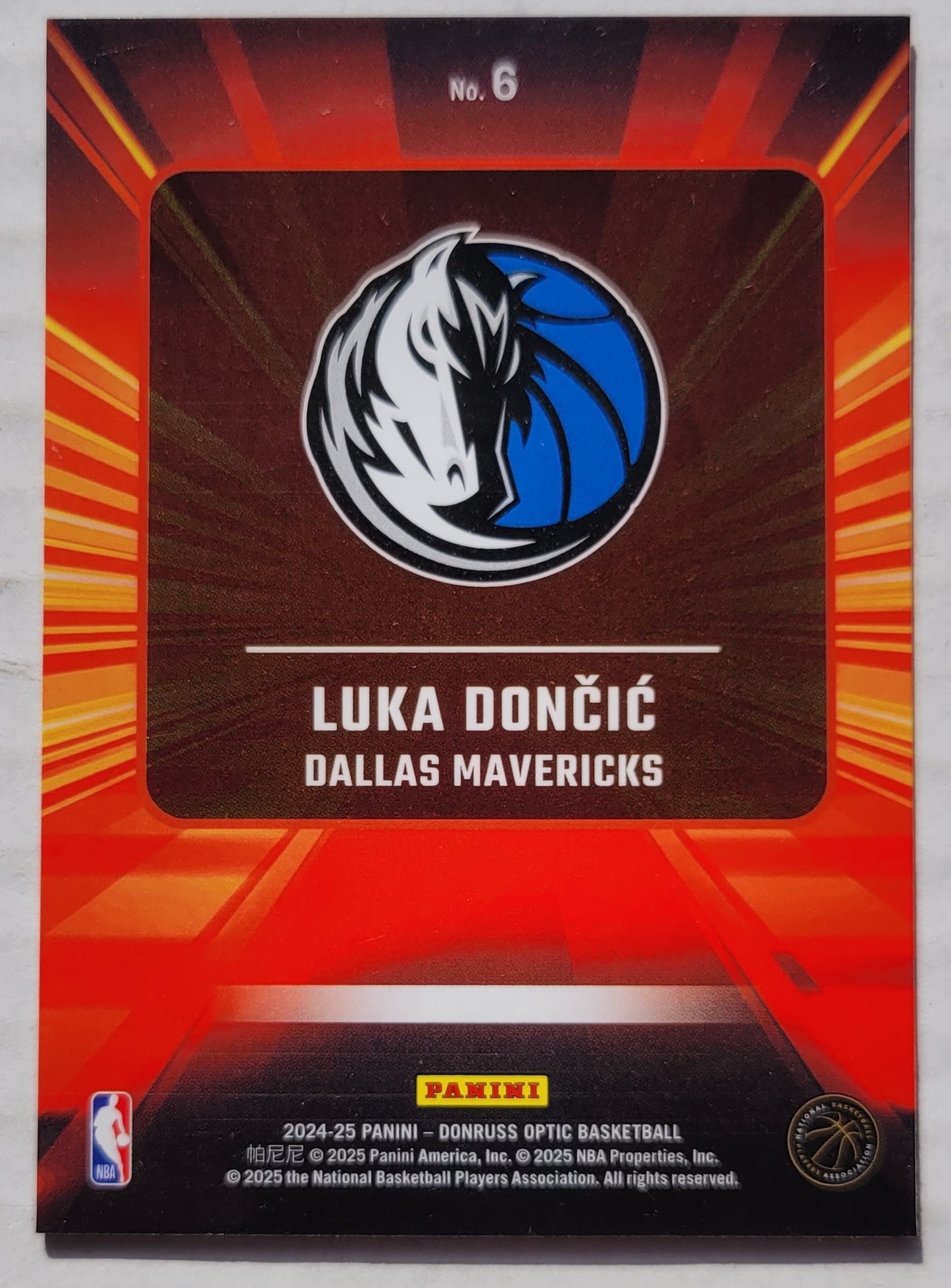 Luka Doncic - 2024-25 Donruss Optic Express Lane #6