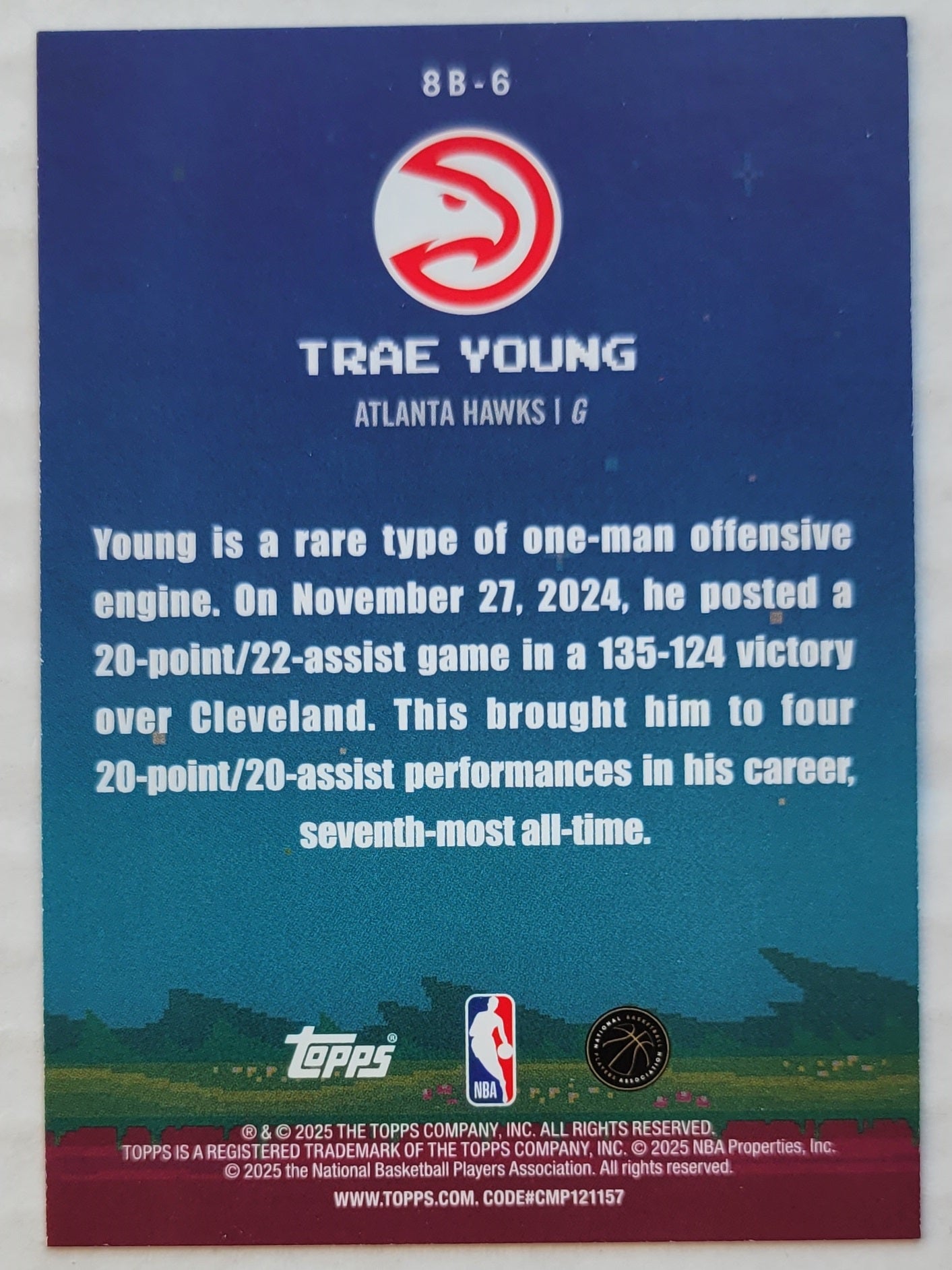 Trae Young - 2025-26 Topps 8-Bit Ballers #8B6