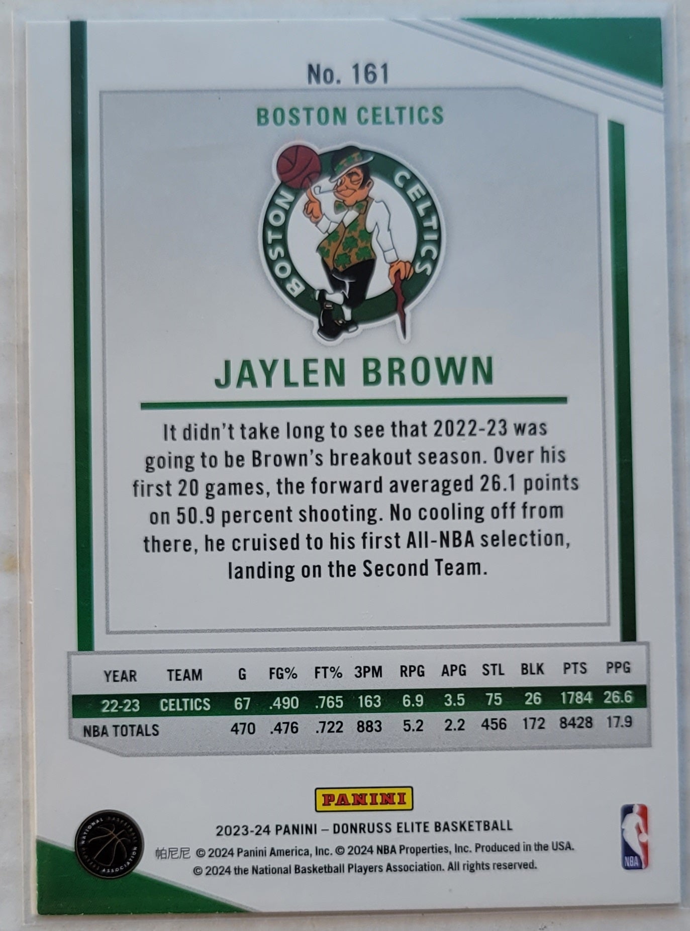 Jaylen Brown - 2023-24 Elite International #161