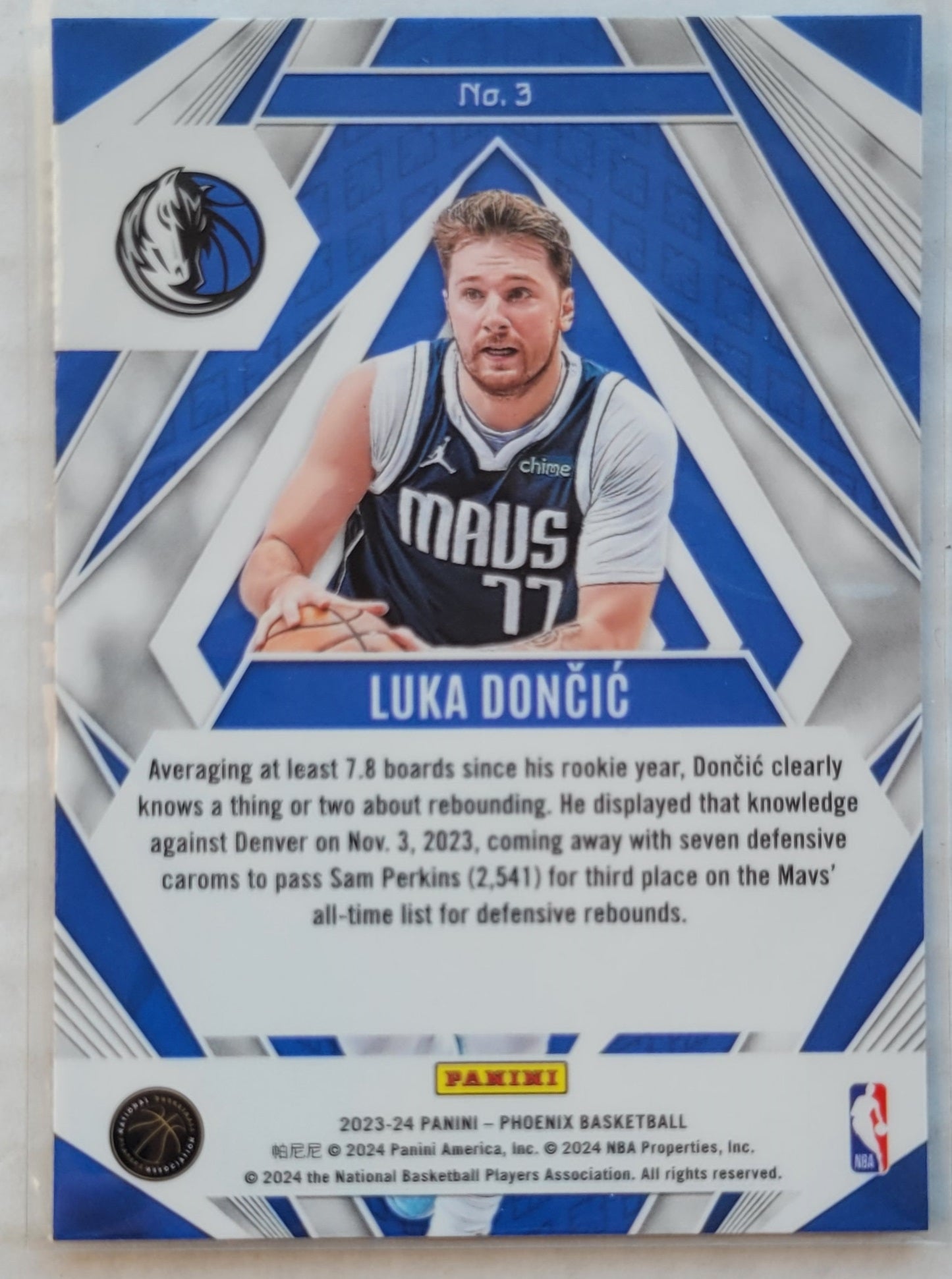 Luka Doncic - 2023-24 Panini Phoenix Paragon #3