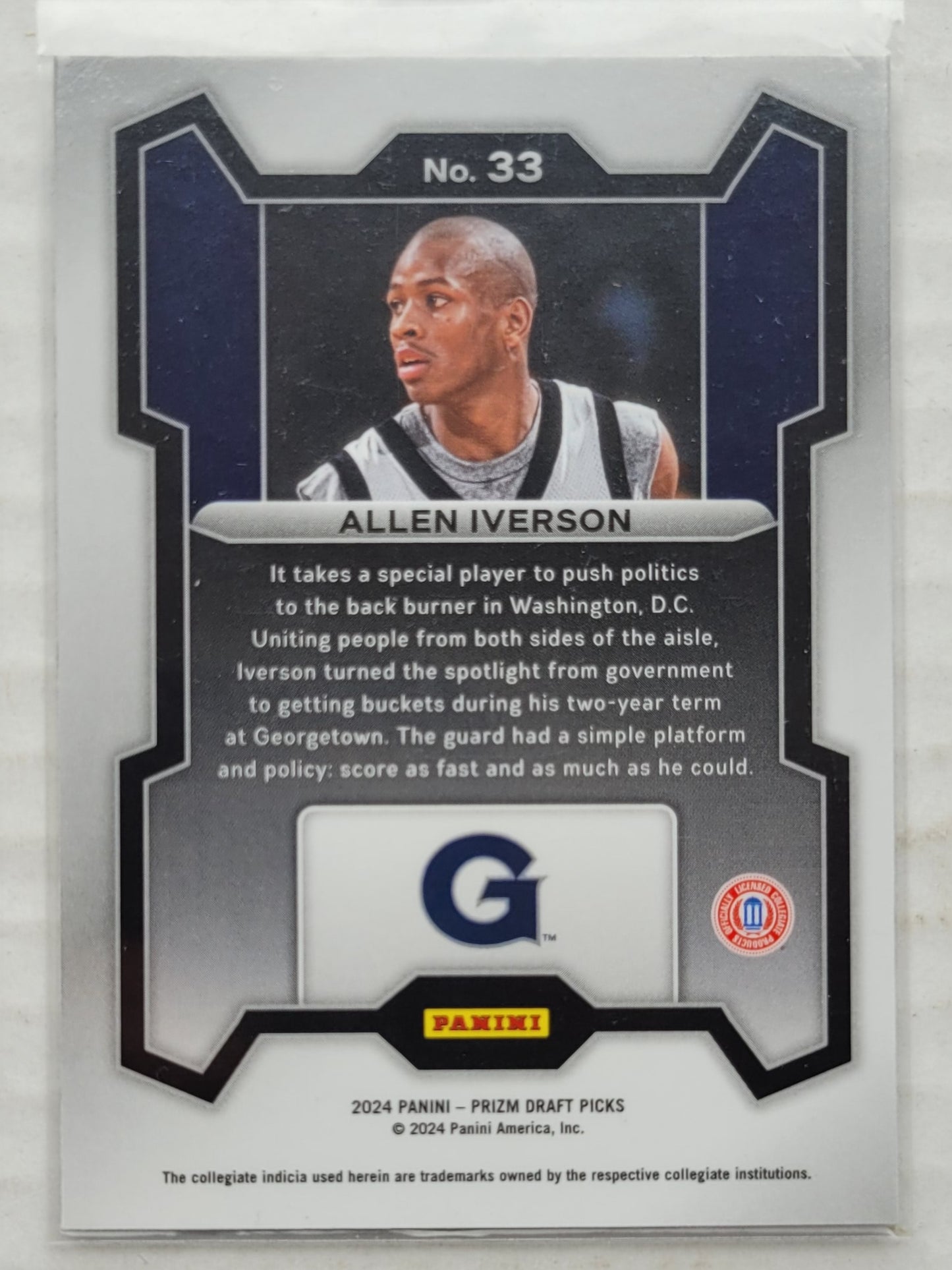 Allen Iverson - 2024-25 Panini Prizm Draft Picks #33