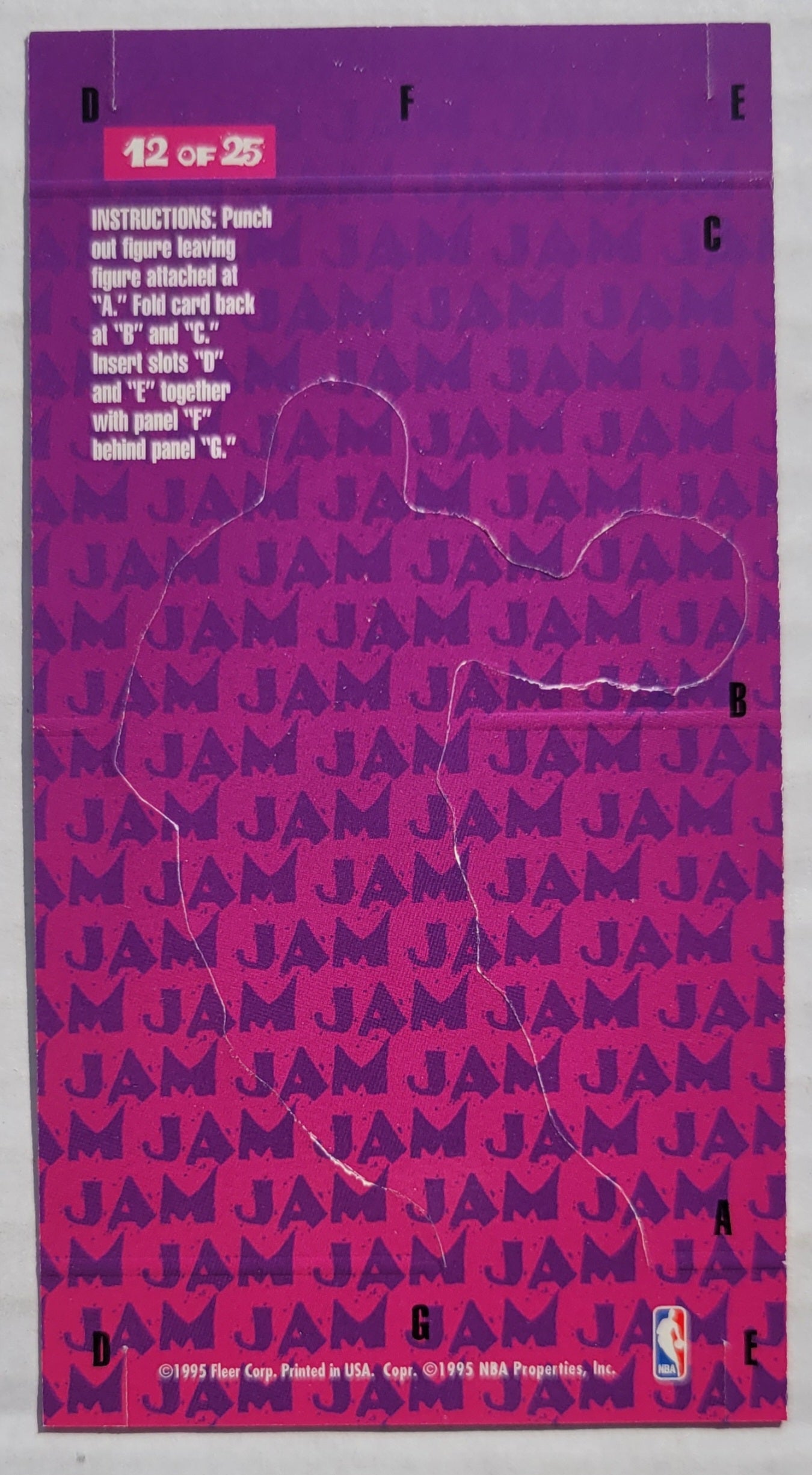 Jim Jackson - 1995-96 Jam Session Pop-Ups #12
