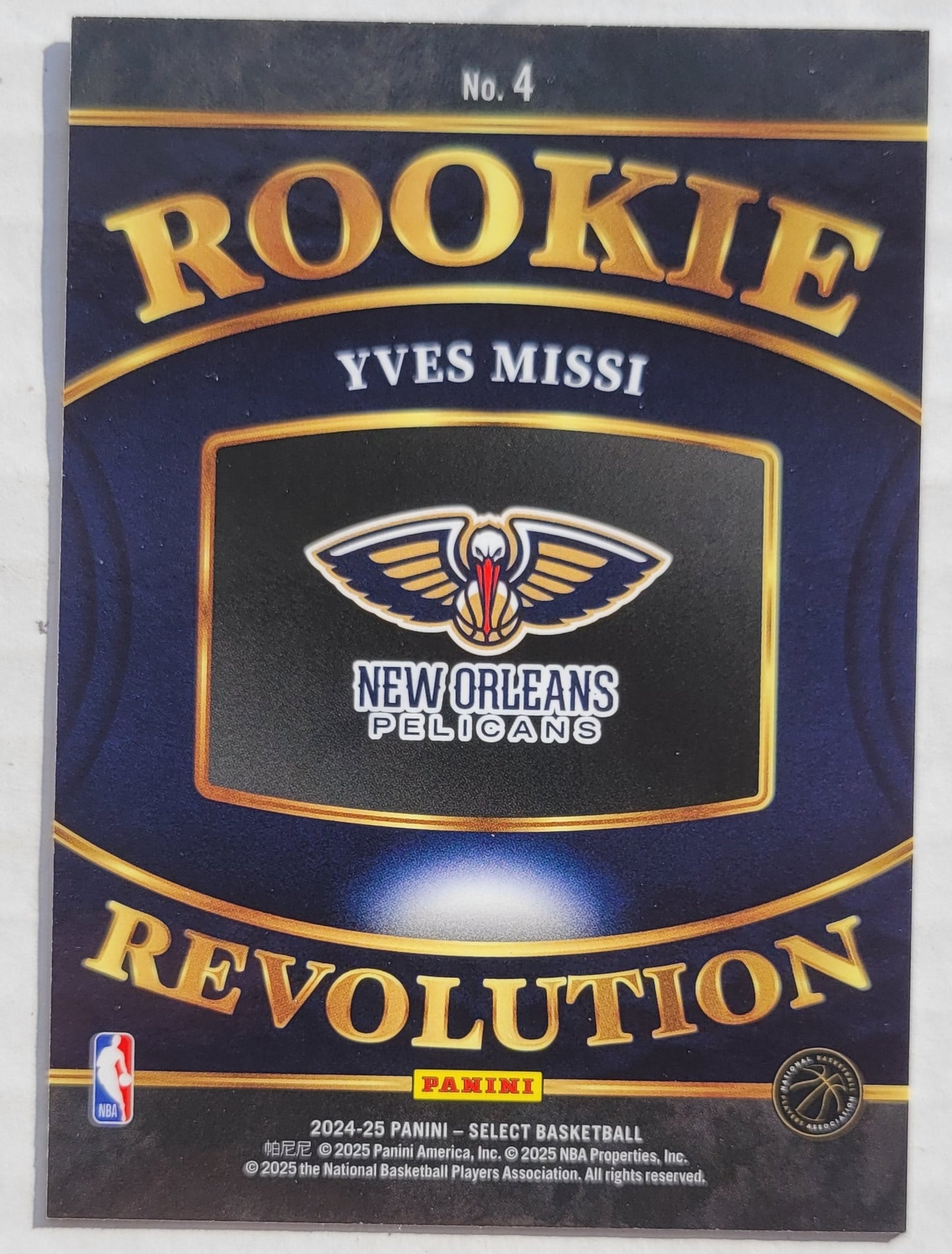 Yves Missi - 2024-25 Select Rookie Revolution #4