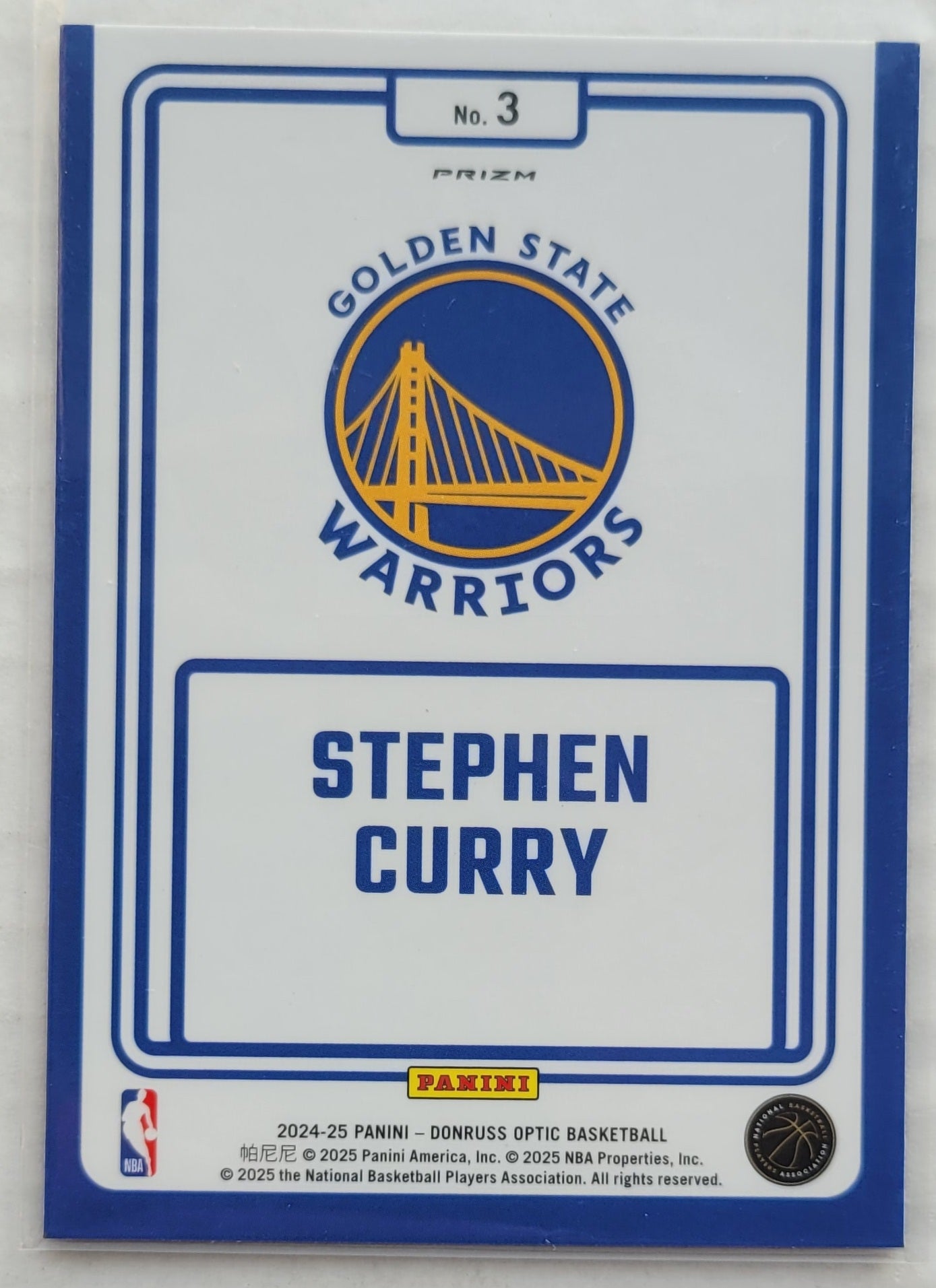 Stephen Curry - 2024-25 Donruss Optic Winner Stays Purple #3