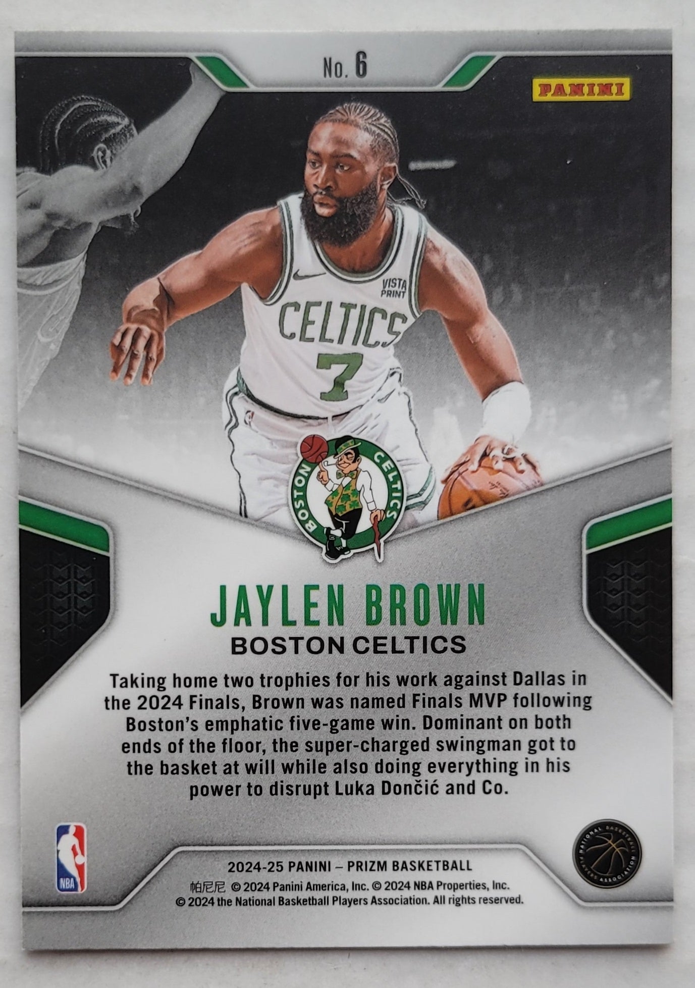 Jaylen Brown - 2024-25 Panini Prizm Dominance #6