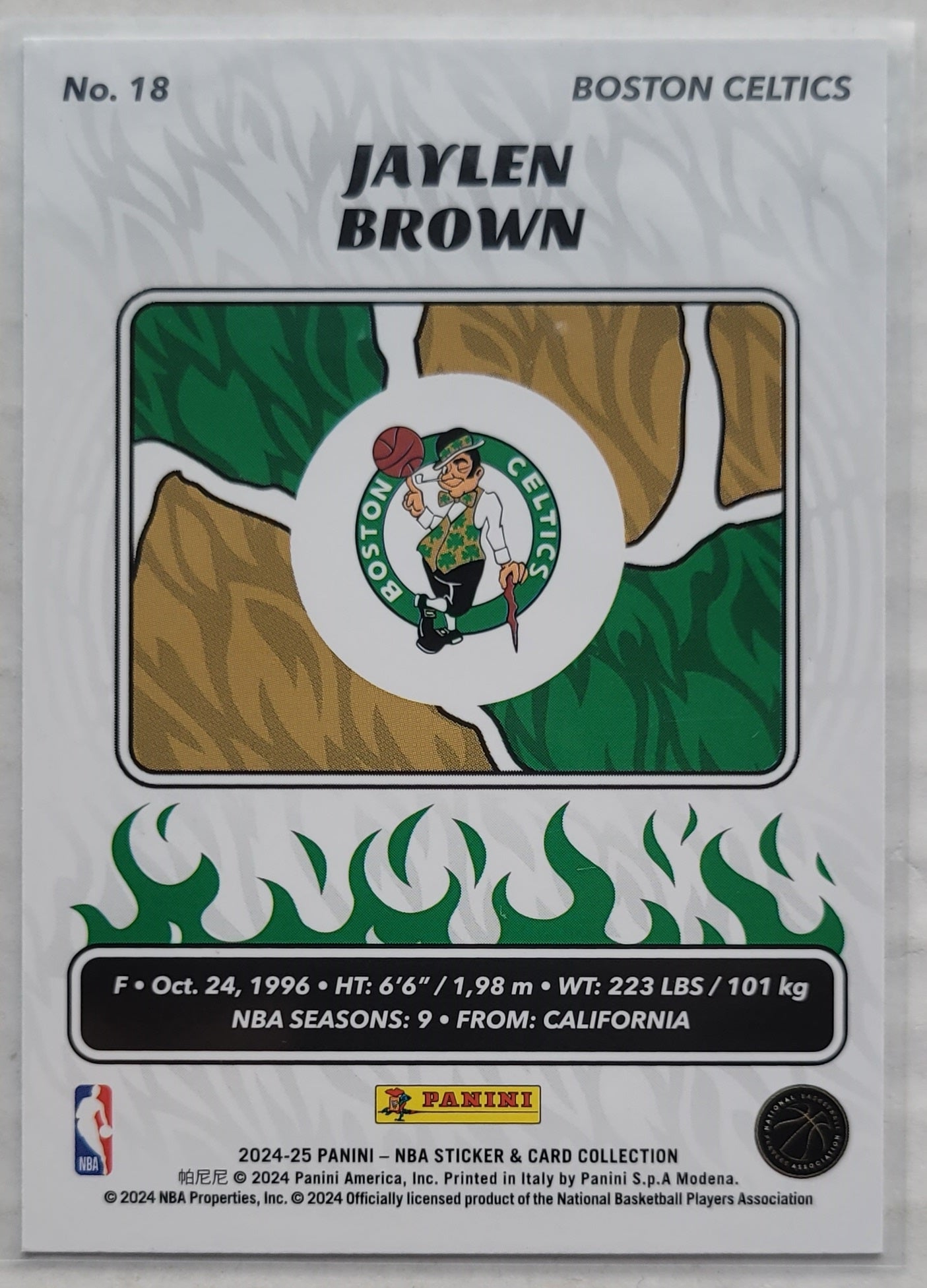 Jaylen Brown - 2024-25 Panini Stickers Cards #18
