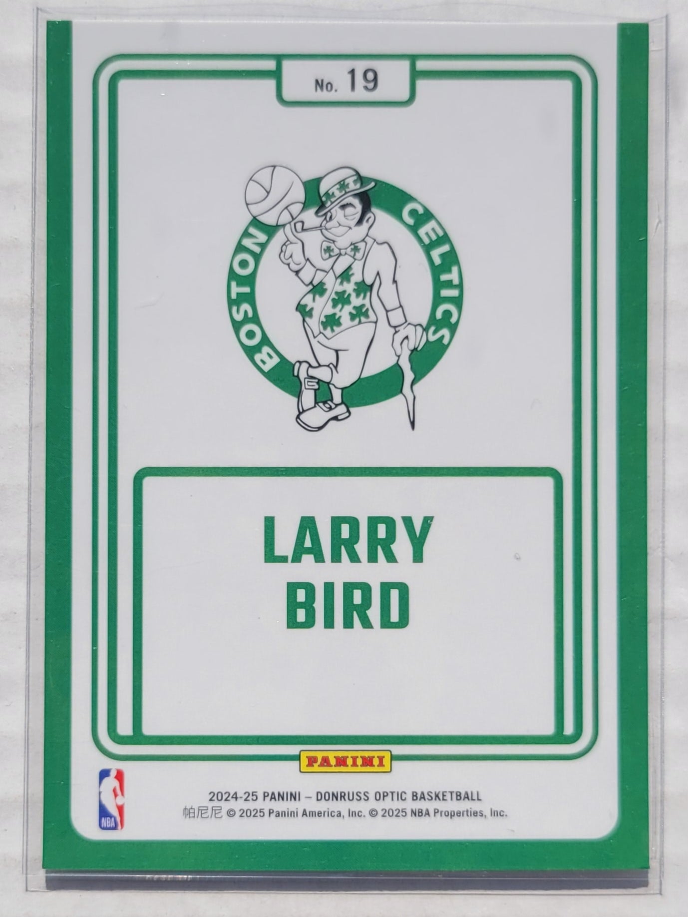 Larry Bird - 2024-25 Donruss Optic Winner Stays #19