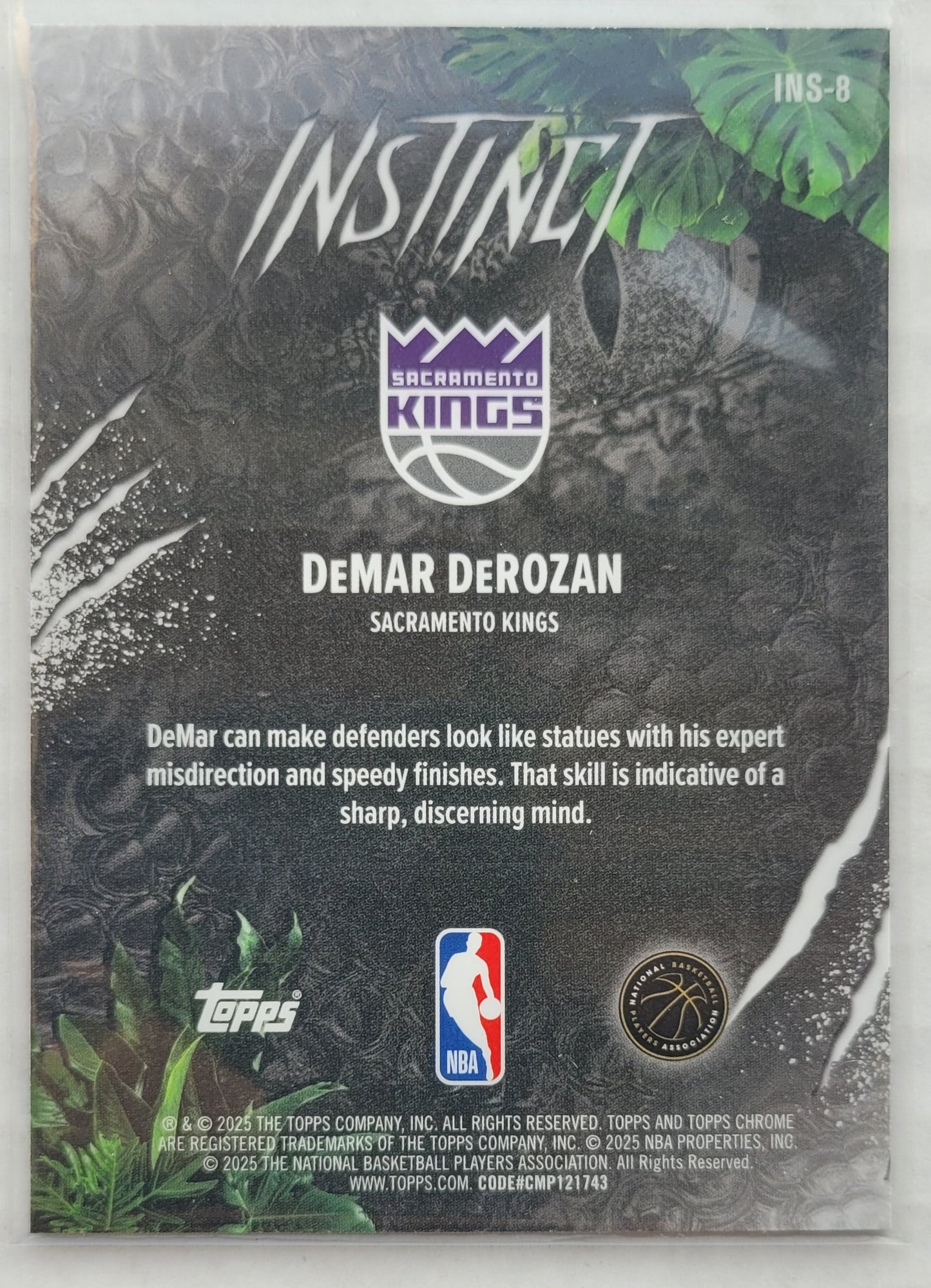 DeMar Derozan - 2025-26 Topps Chrome Instinct #INS8