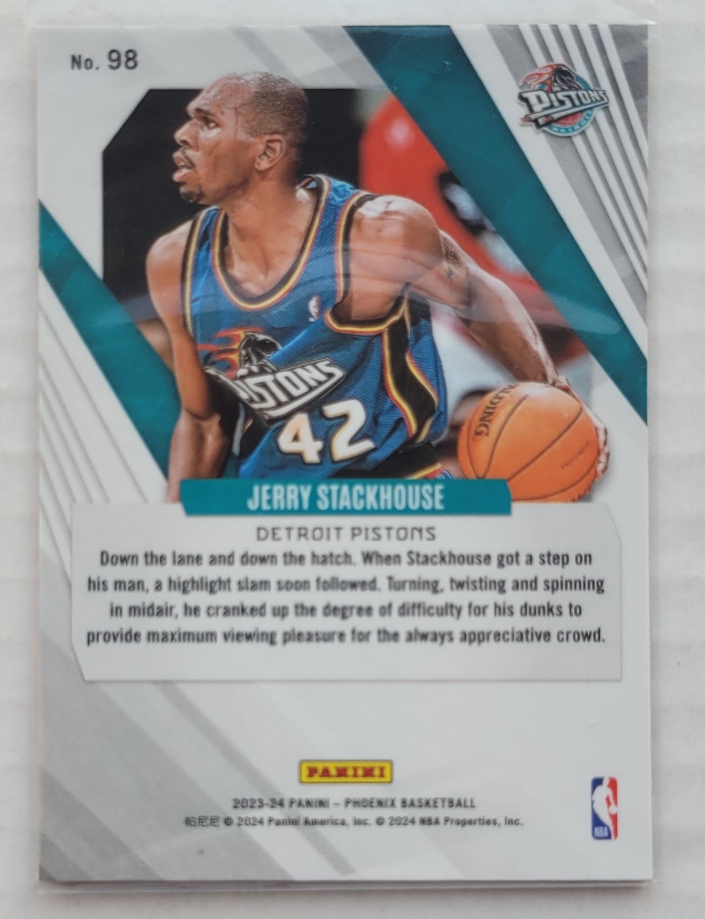 Jerry Stackhouse - 2023-24 Panini Phoenix Red Ice #98