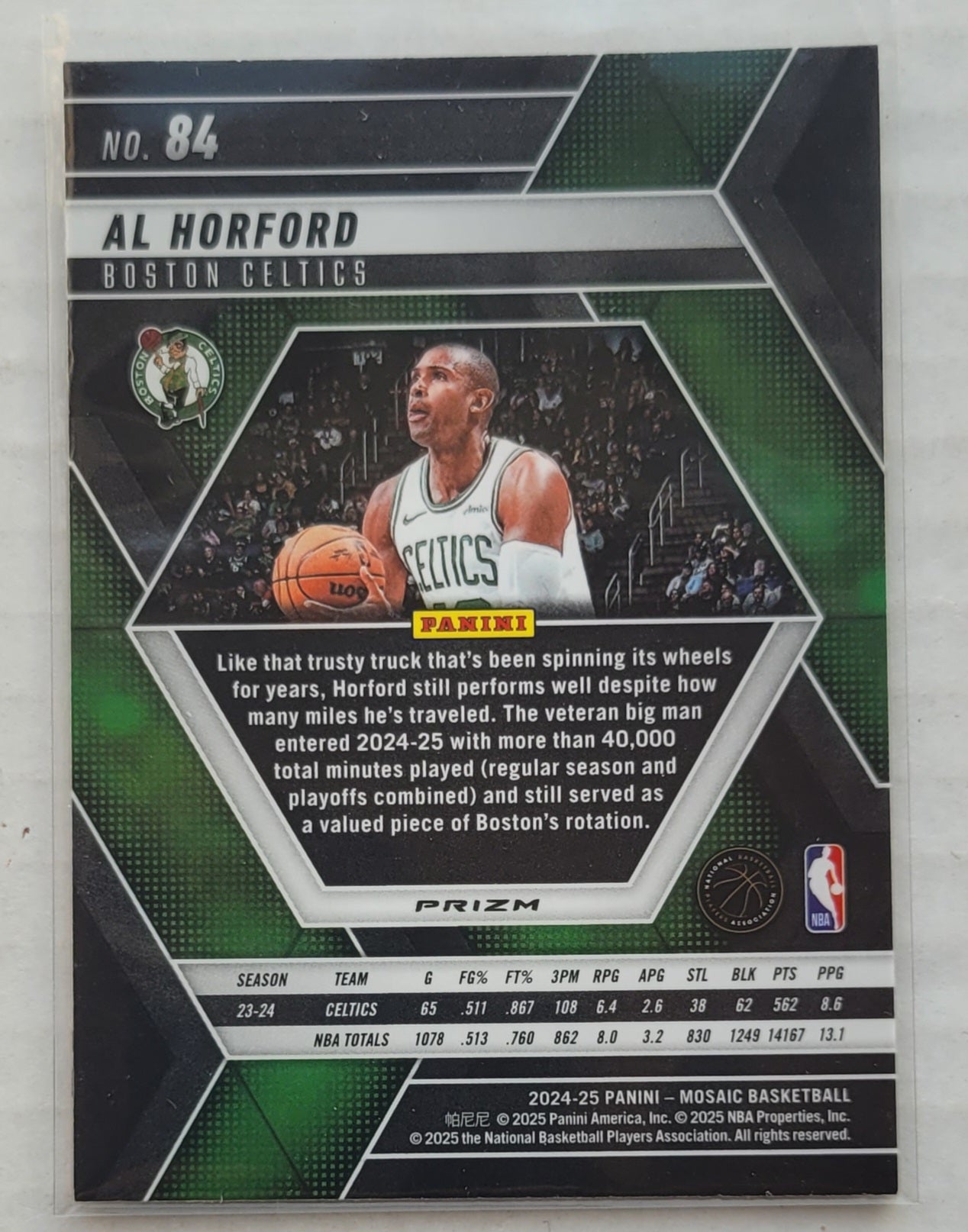 Al Horford - 2024-25 Panini Mosaic Premium #84