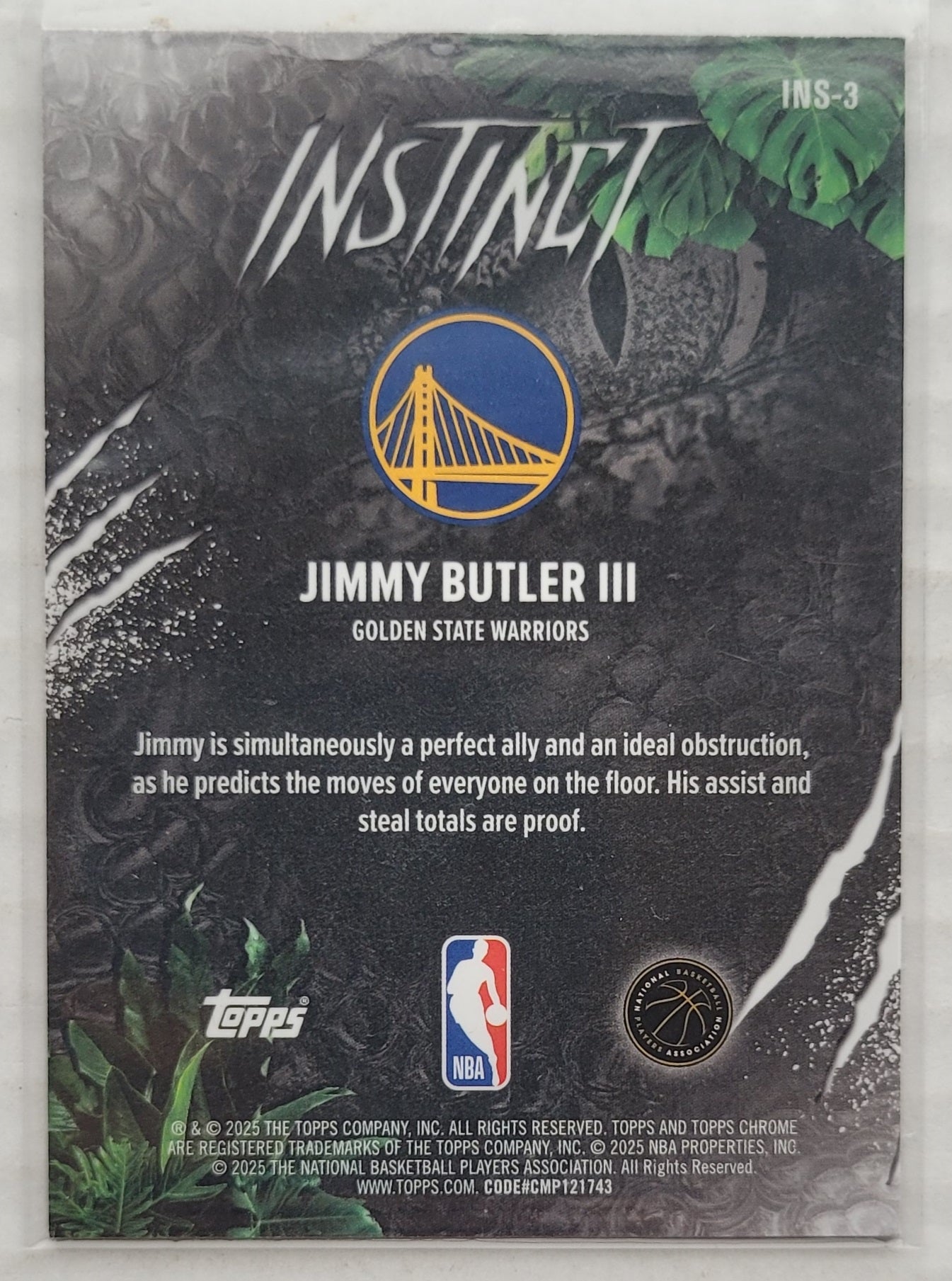 Jimmy Butler III - 2025-26 Topps Chrome Instinct #INS3