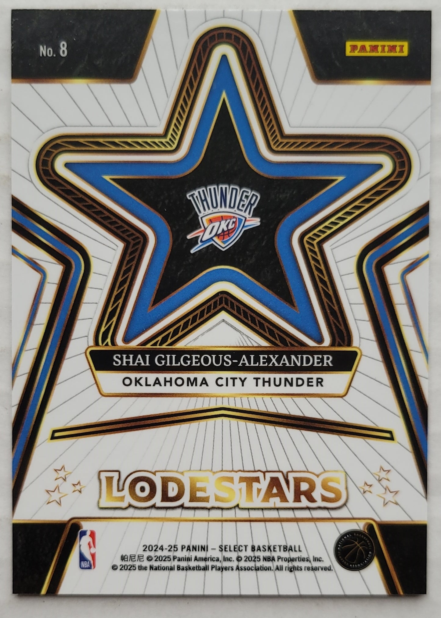 Shai Gilgeous-Alexander - 2024-25 Select Lodestars #8
