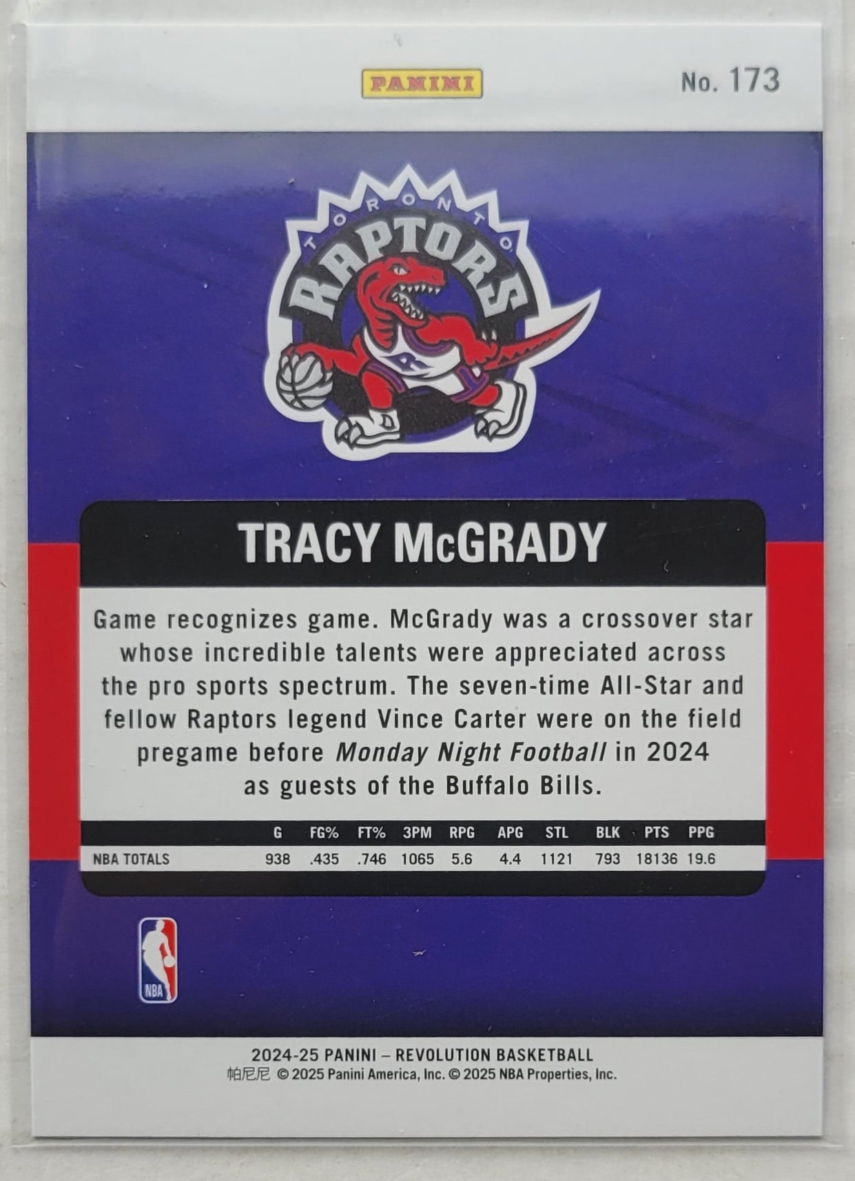 Tracy McGrady - 2024-25 Panini Revolution #173 LGD