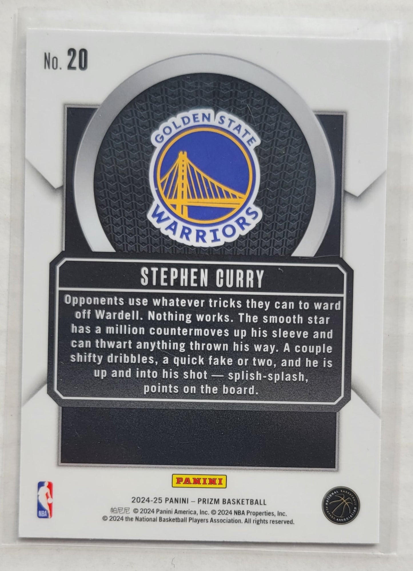Stephen Curry - 2024-25 Panini Prizm Talismen #20