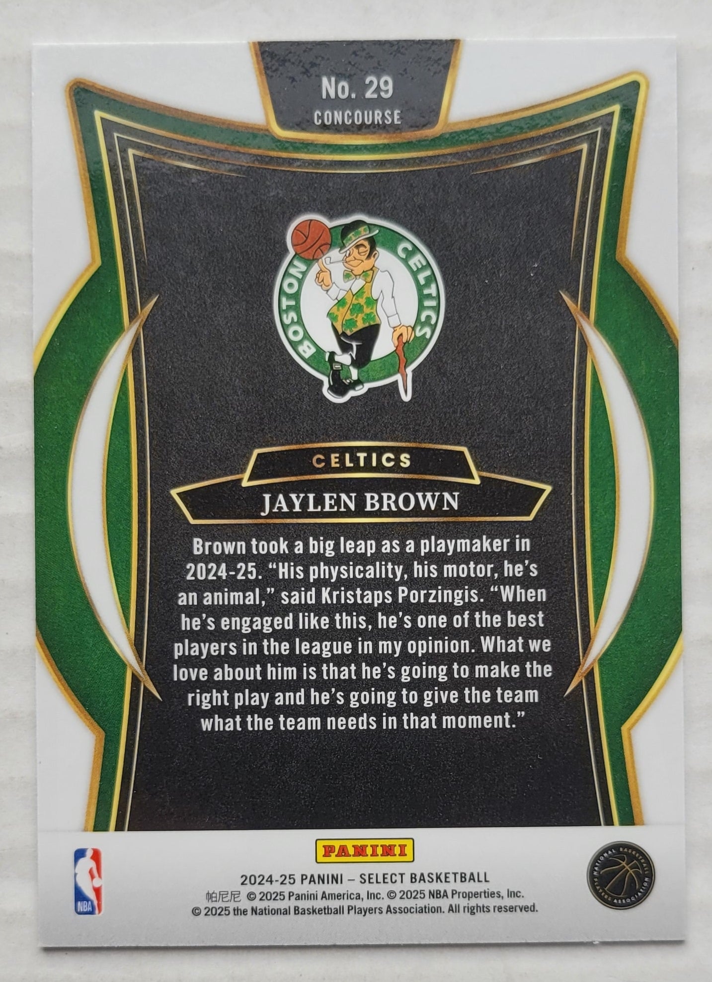 Jaylen Brown - 2024-25 Select Blue #29