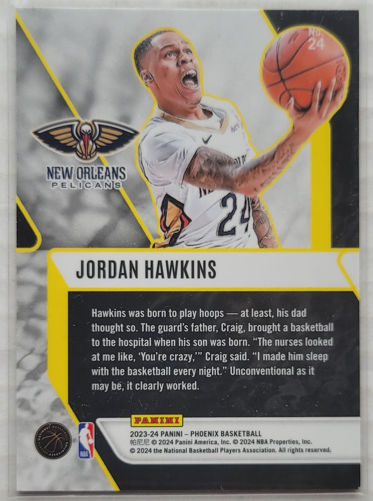 Jordan Hawkins - 2023-24 Panini Phoenix Fade To Black Phoenix Red Ice #24