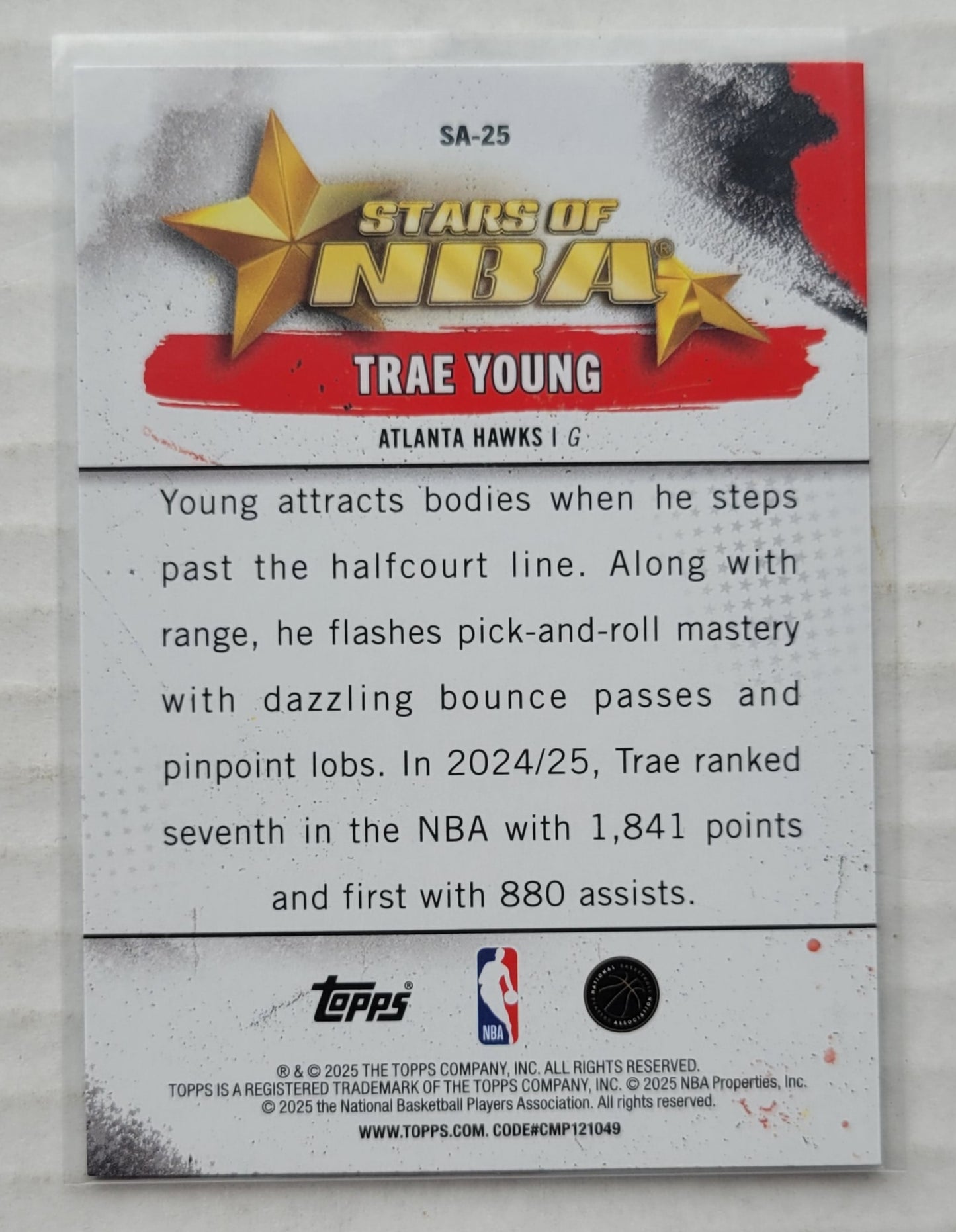 Trae Young - 2025-26 Topps Stars of the NBA #SA25