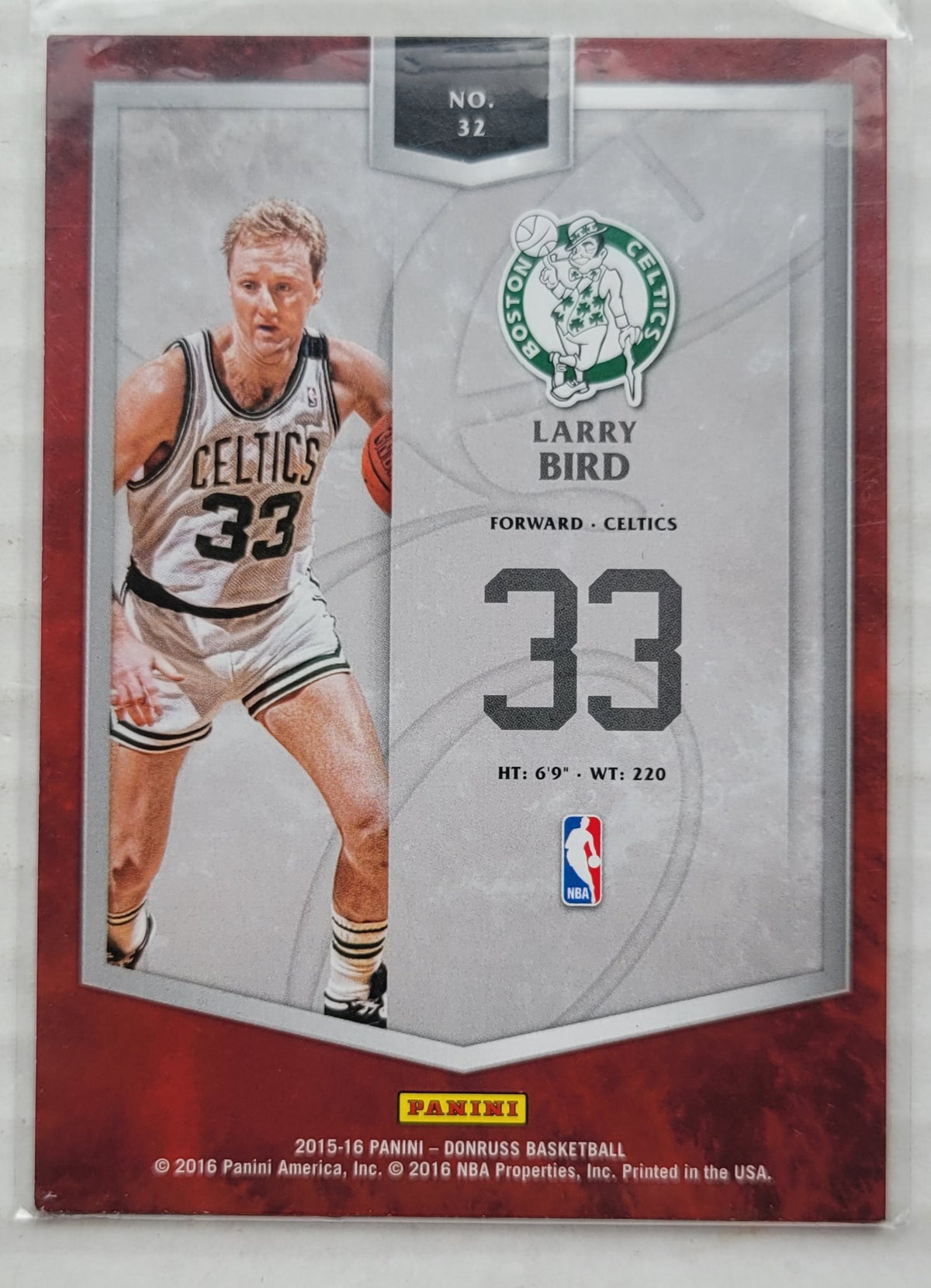 Larry Bird - 2015-16 Elite Series Inserts #32