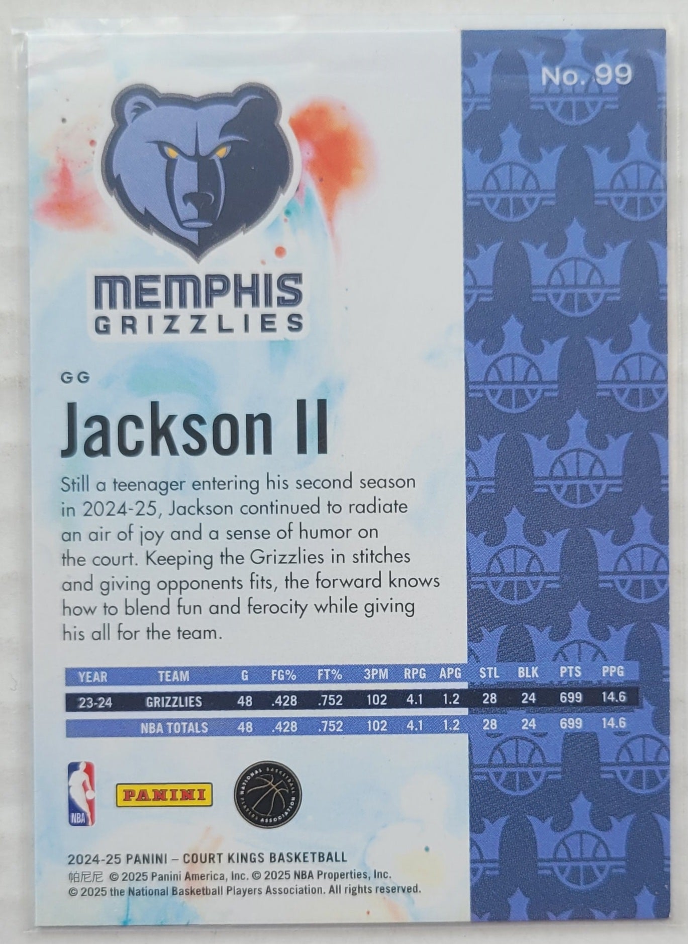 GG Jackson II - 2024-25 Court Kings #99