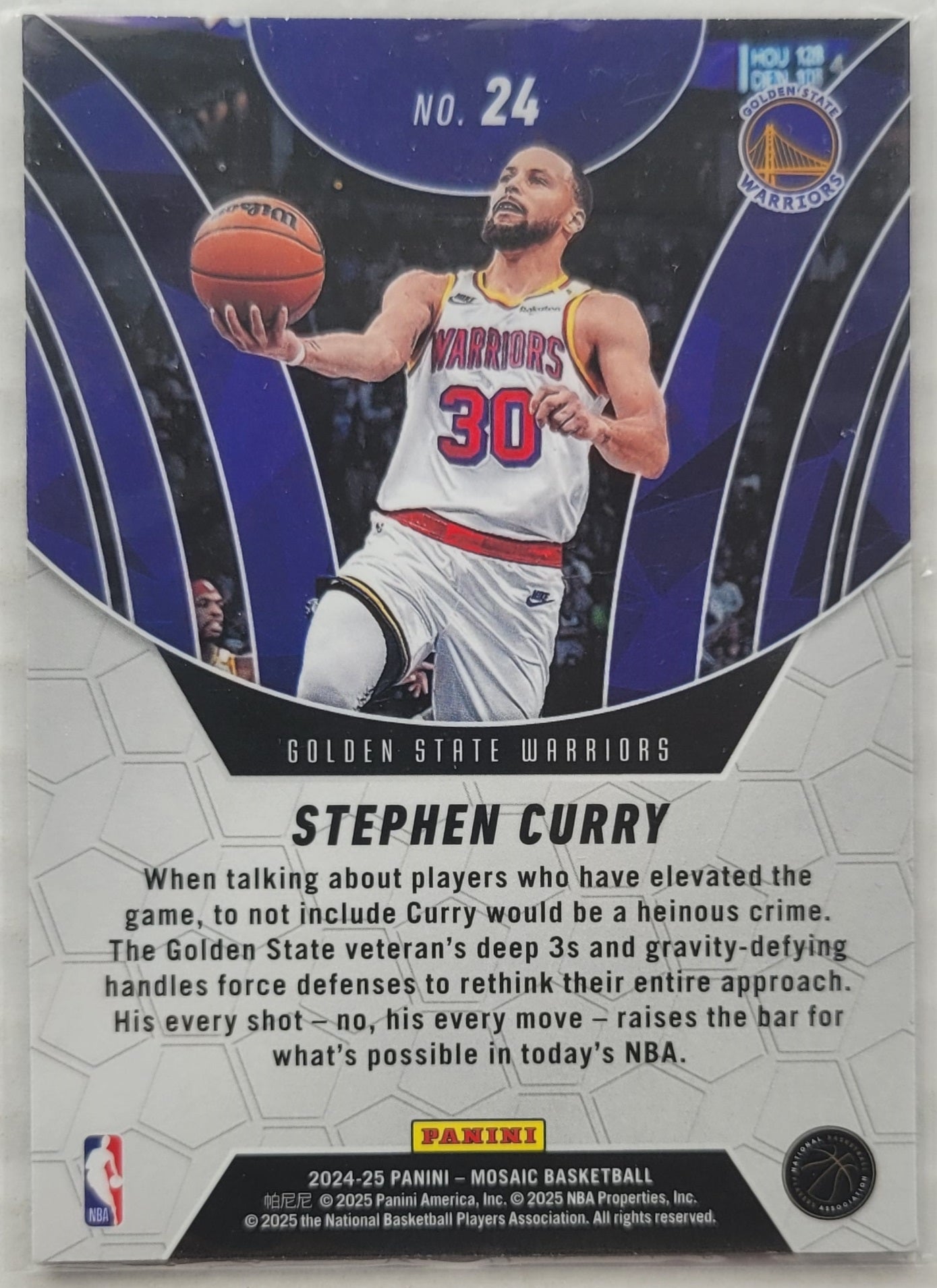 Stephen Curry - 2024-25 Panini Mosaic Elevate #24