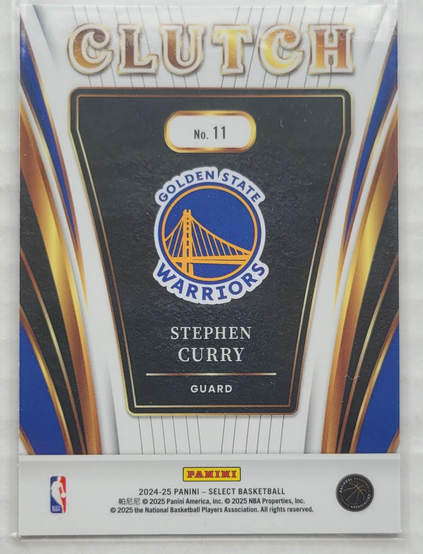 Stephen Curry - 2024-25 Select Clutch #11