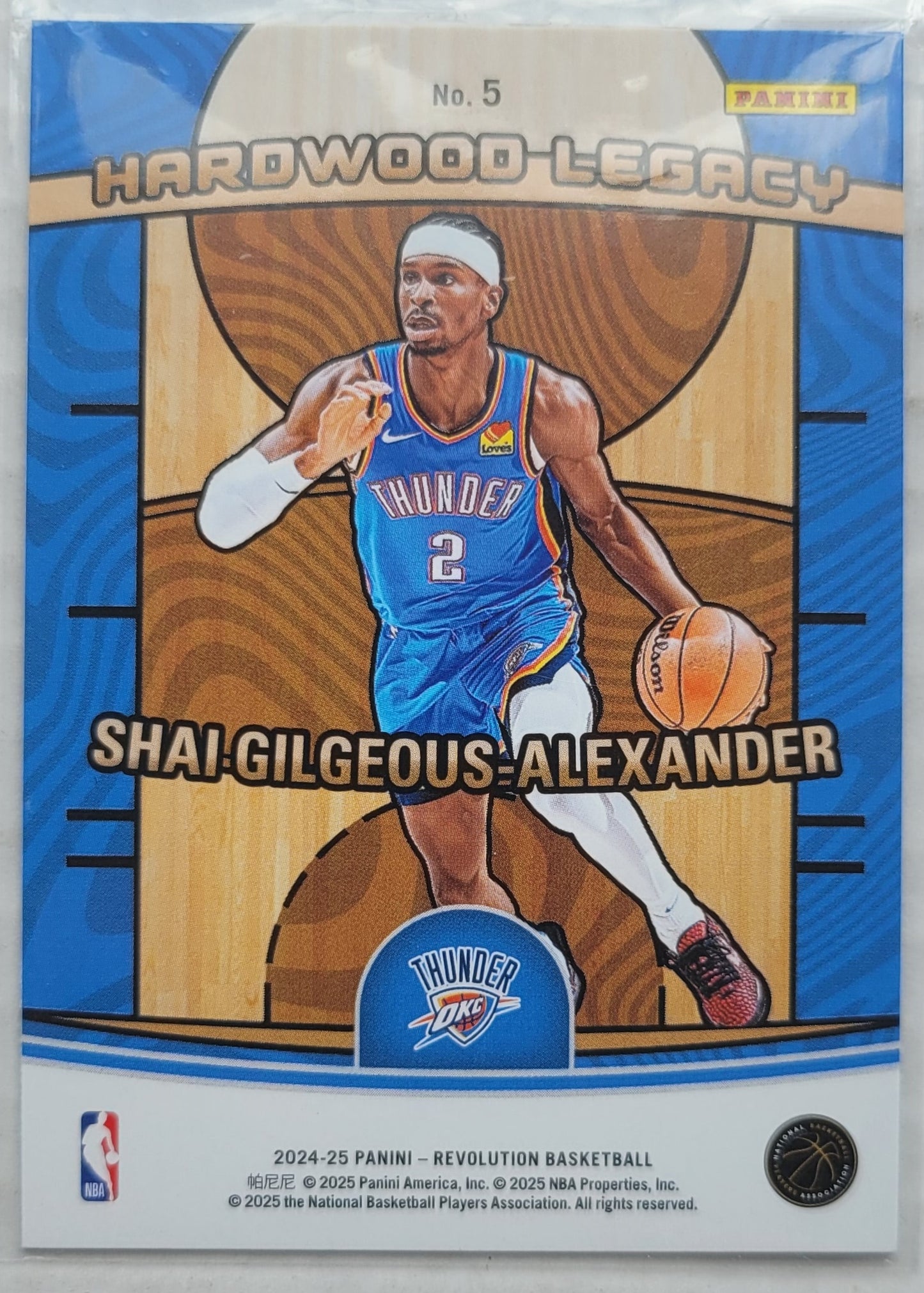 Shai Gilgeous-Alexander - 2024-25 Panini Revolution Hardwood Legacy #5