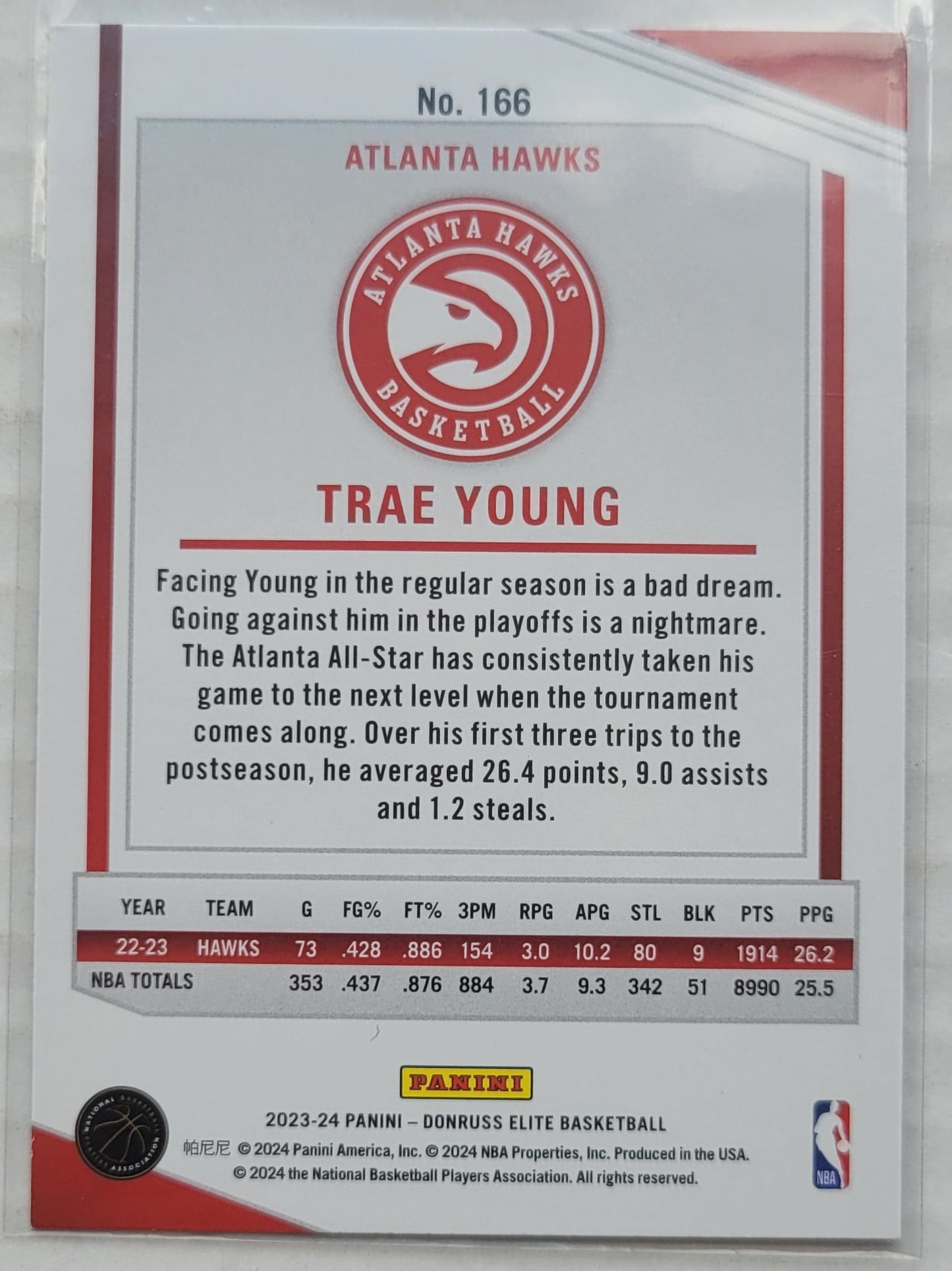 Trae Young - 2023-24 Elite International #166