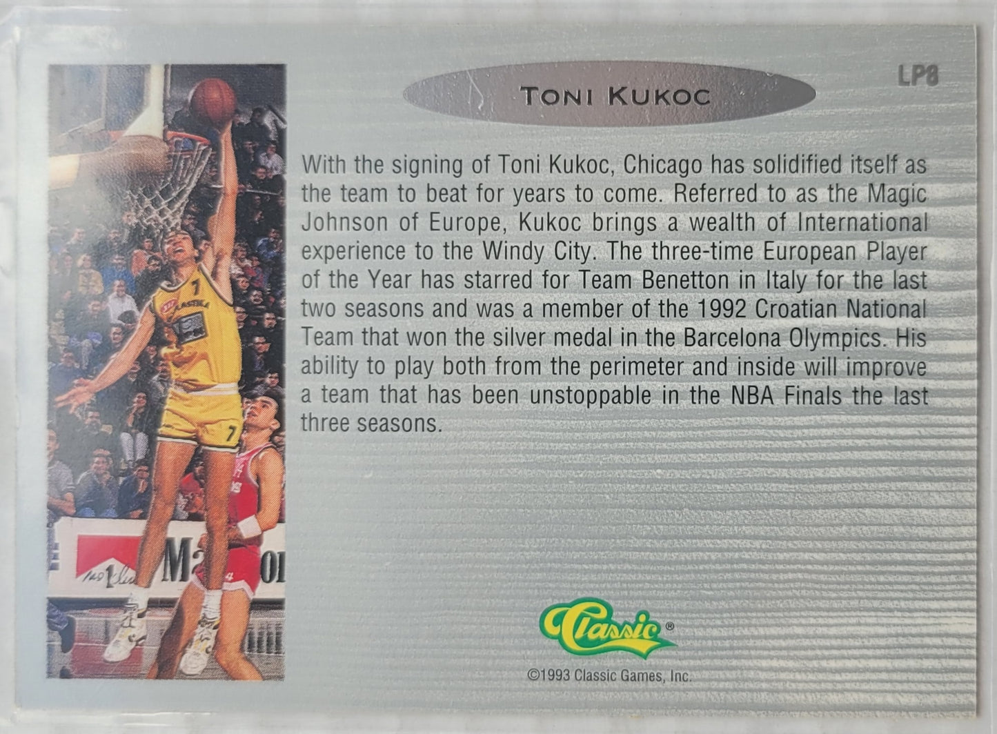 Toni Kukoc - 1993 Classic LPs #LP8