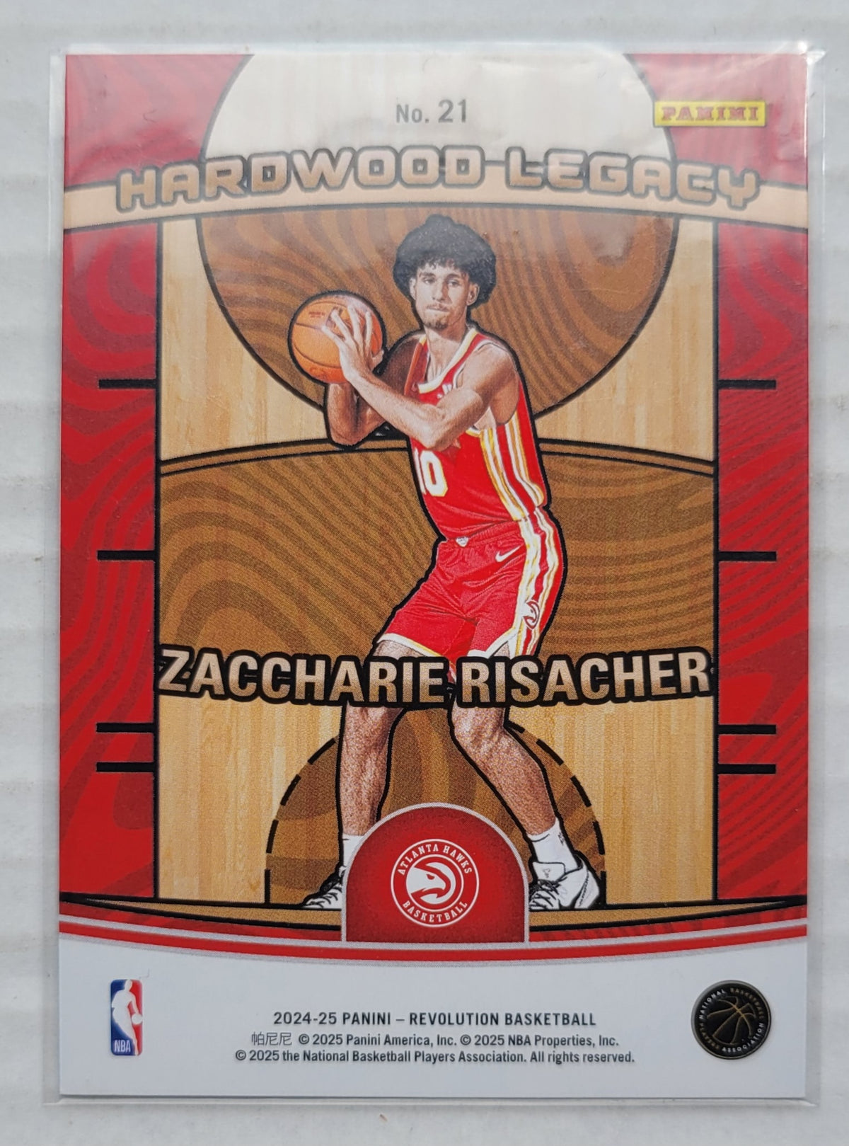 Zaccharie Risacher - 2024-25 Panini Revolution Hardwood Legacy #21