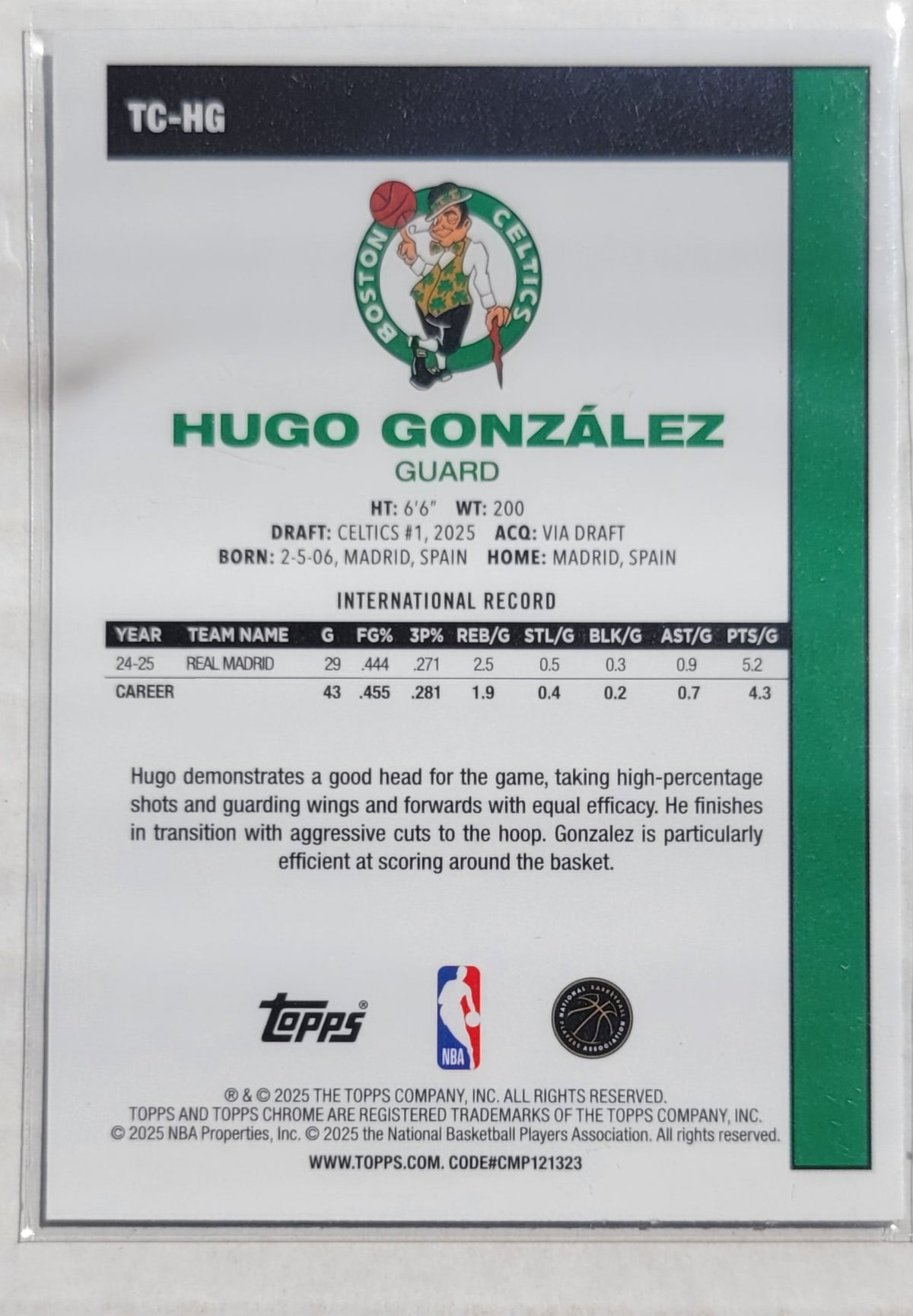 Hugo Gonzalez - 2025-26 Topps '80-81 Topps Chrome #TCHG