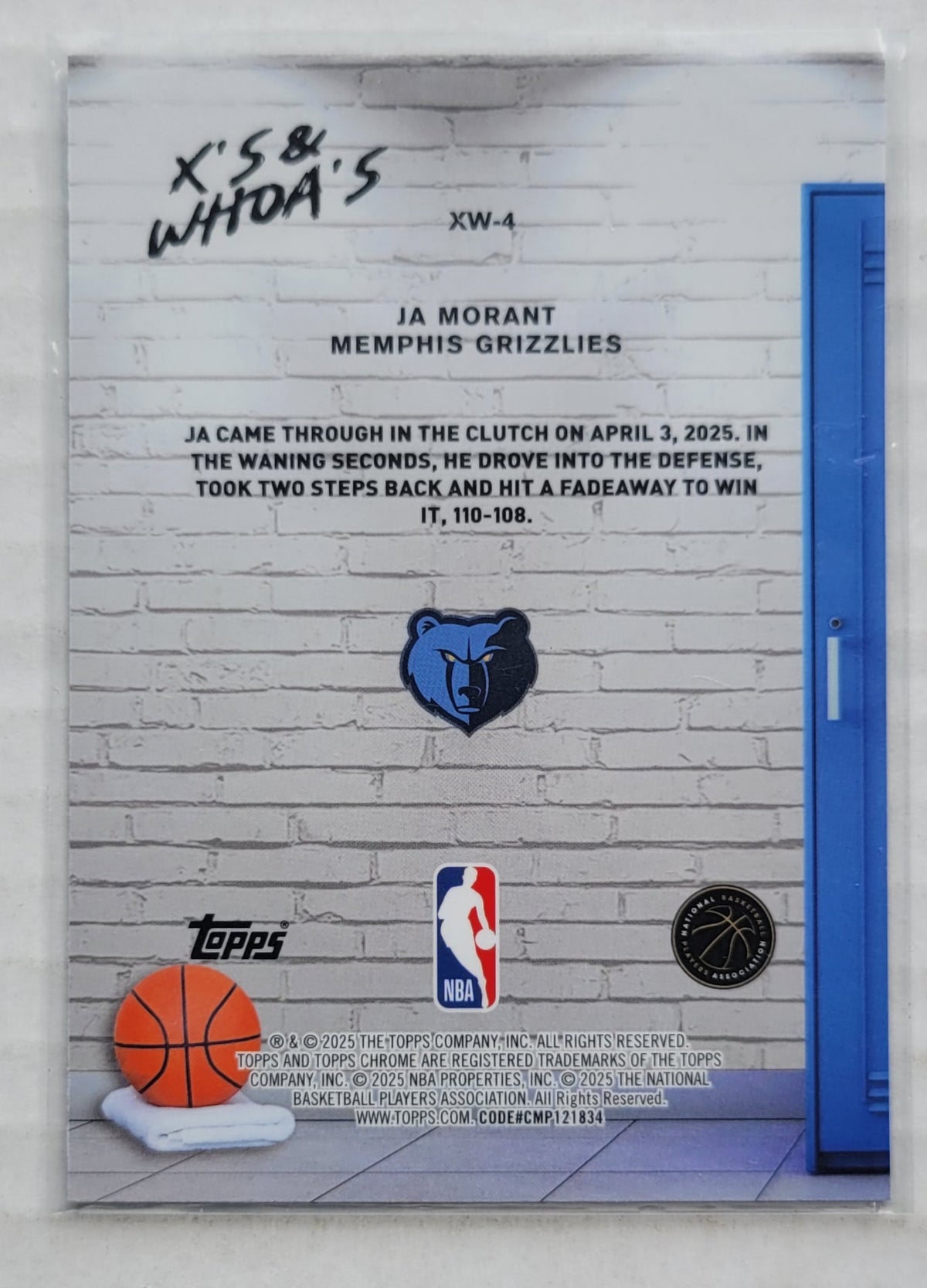 Ja Morant - 2025-26 Topps Chrome X's & Whoa's #XW4