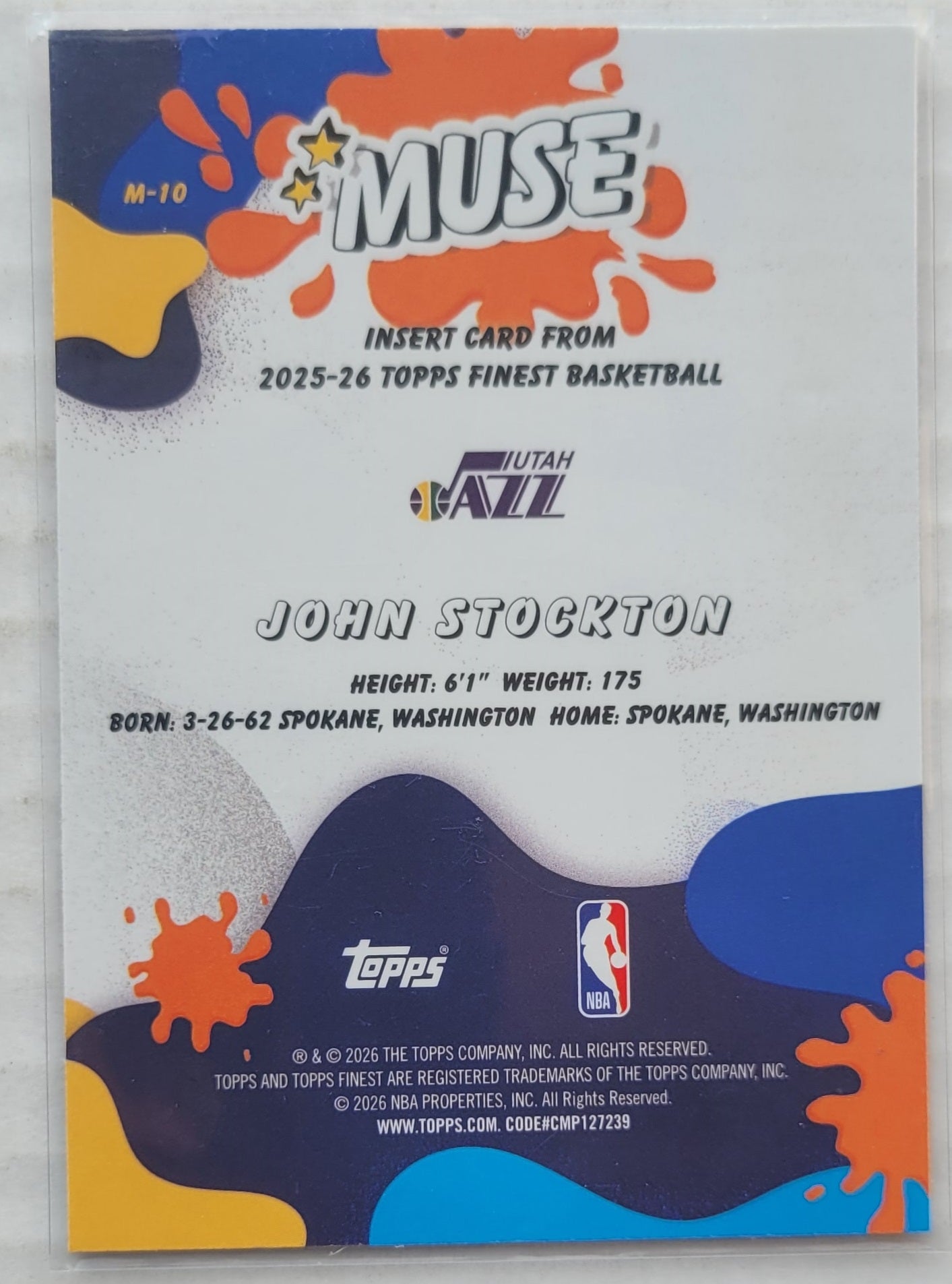 John Stockton - 2025-26 Finest Muse #M10