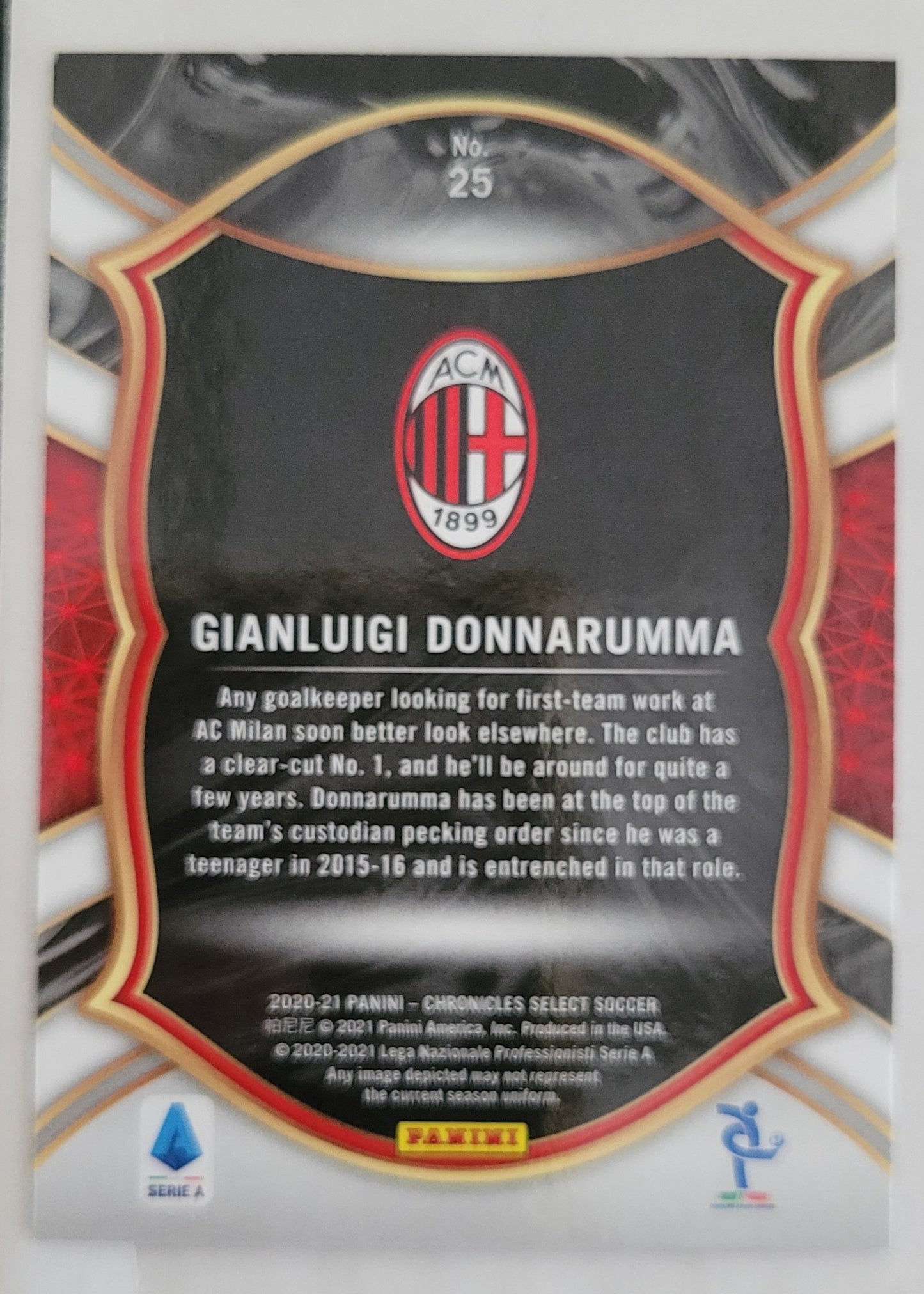 Gianluigi Donnarumma - 2020-21 Select Serie A #25 - AC Milan