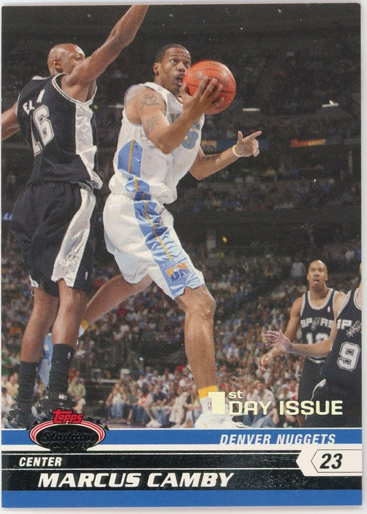 Marcus Camby - 2007-08 Stadium Club First Day Issue #72 - 0932/1999