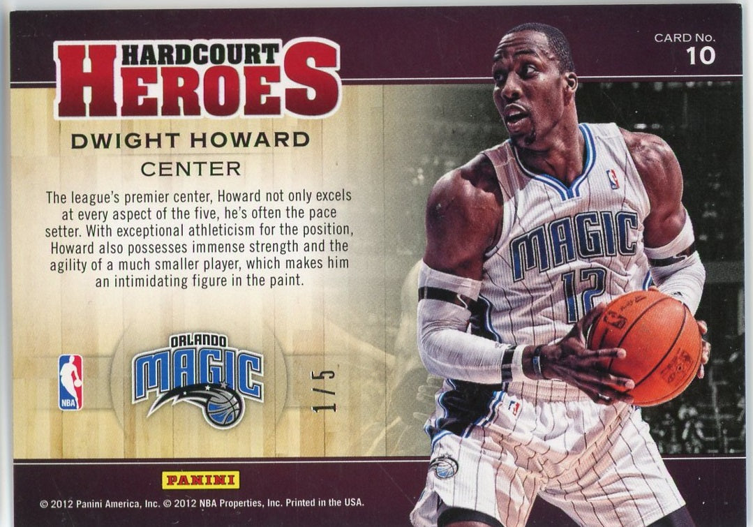 Dwight Howard - 2012-13 Prestige Hardcourt Heroes Black Friday #10 - 1/5