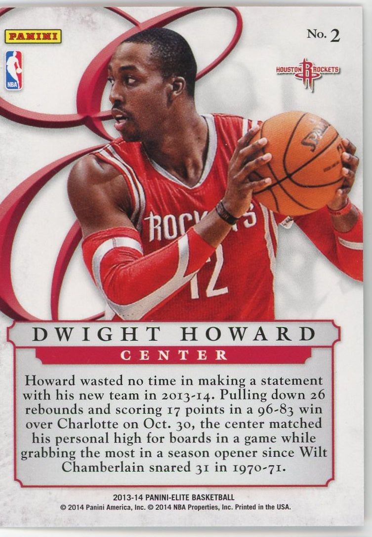 Dwight Howard - 2013-14 Elite Series Inserts #2
