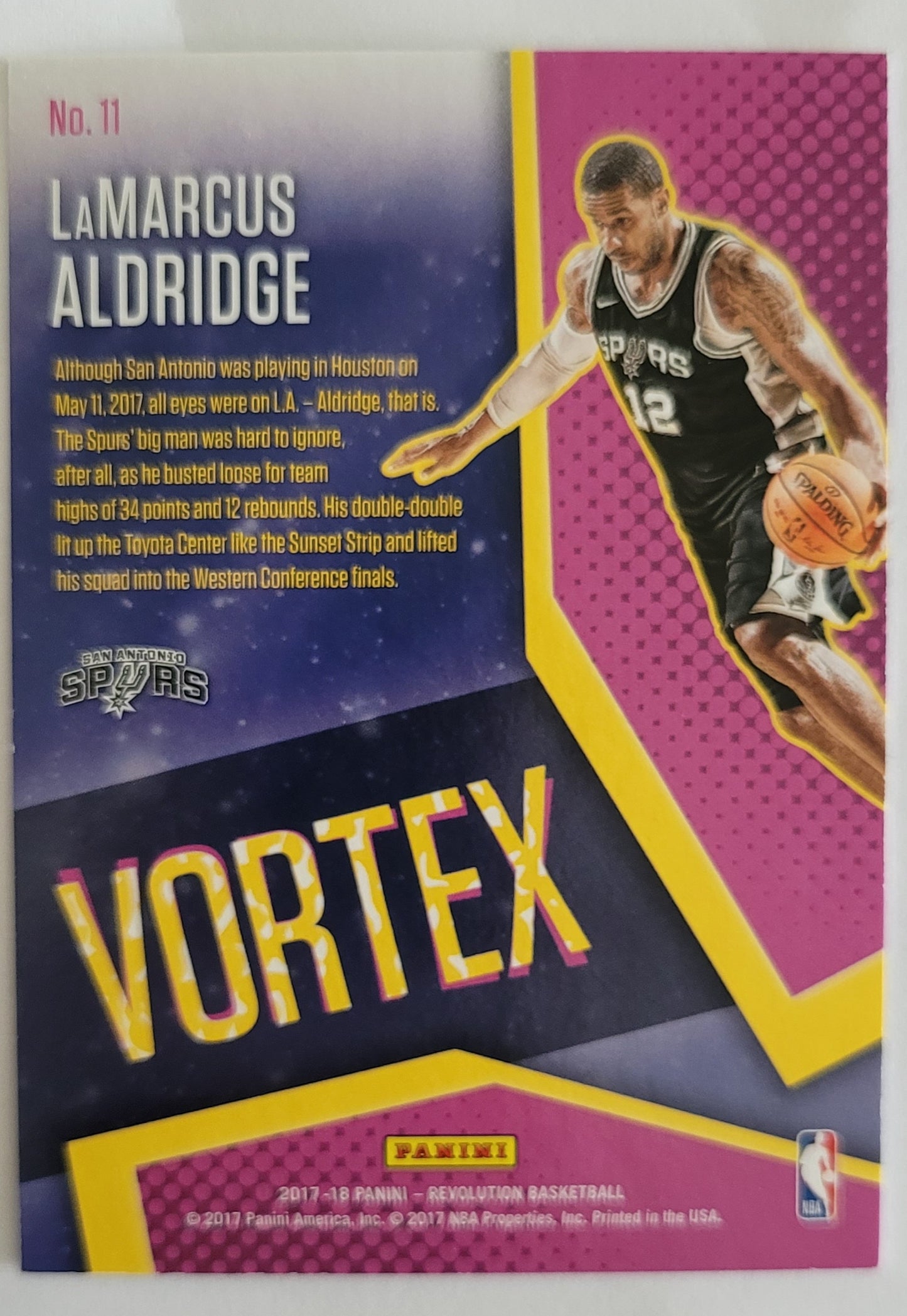 LaMarcus Aldridge - 2017-18 Panini Revolution Vortex #11