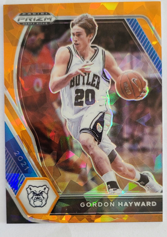 Gordon Hayward - 2021-22 Panini Prizm Draft Picks Prizms Orange Ice #99