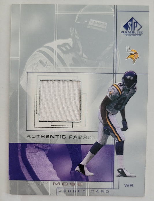 Randy Moss - 2001 SP Game Used Edition Authentic Fabric #RM SP - Minnesota Vikings