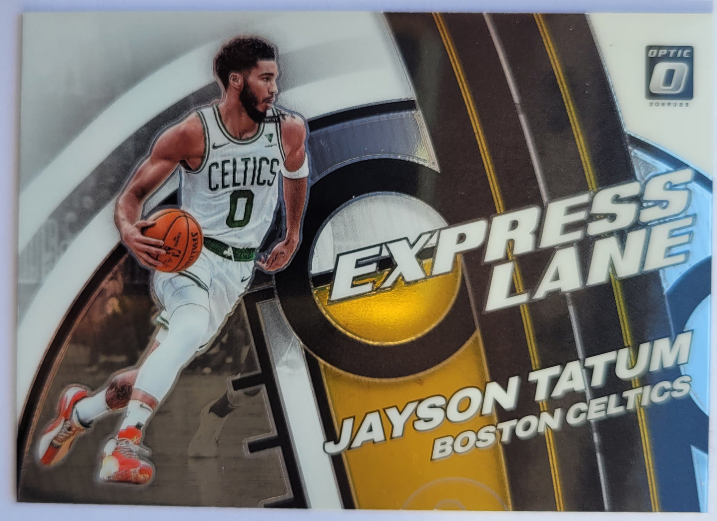Jayson Tatum - 2021-22 Donruss Optic Express Lane #23