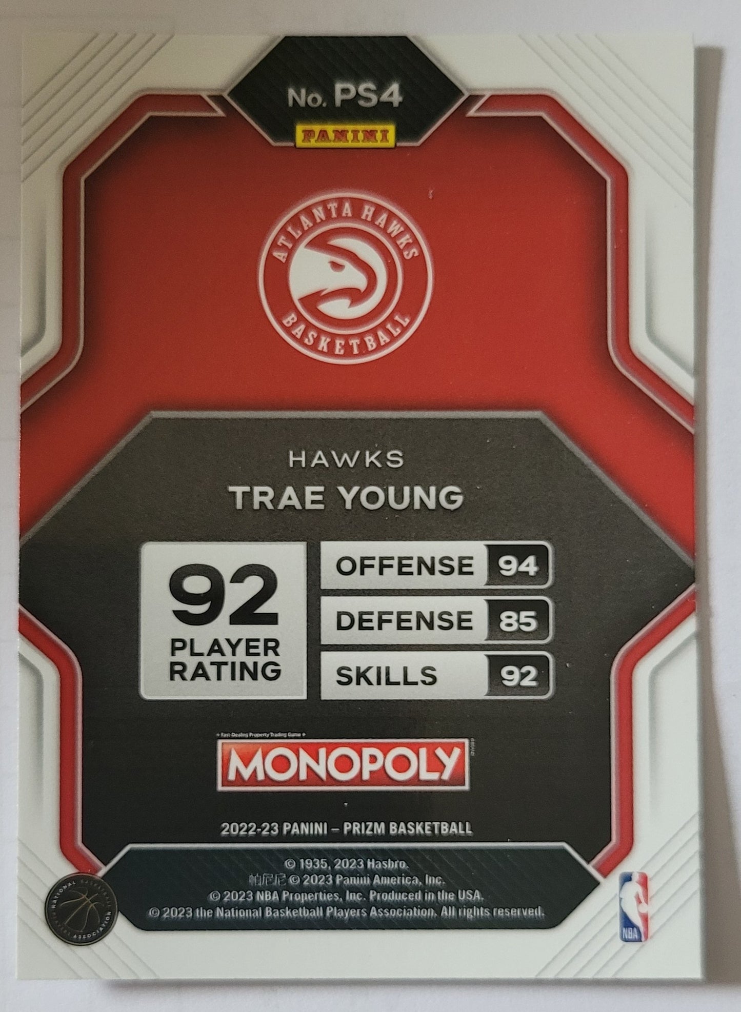 Trae Young - 2022-23 Panini Prizm Monopoly All-Stars #PS4