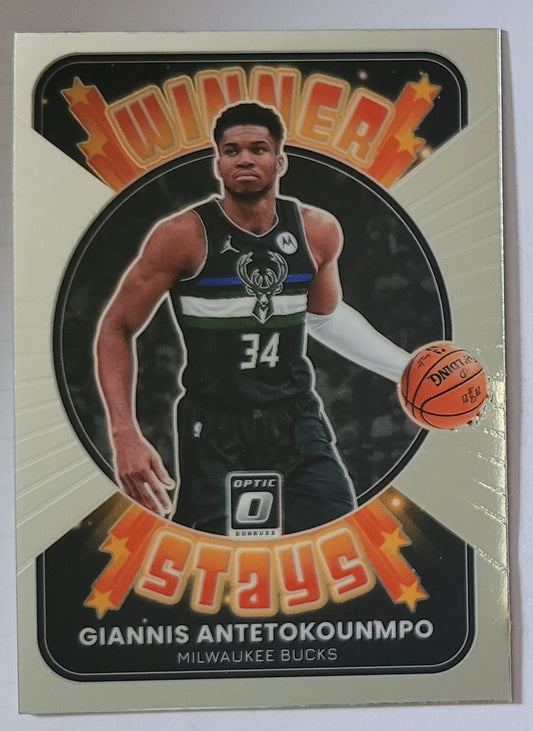 Giannis Antetokounmpo - 2021-22 Donruss Optic Winner Stays #1