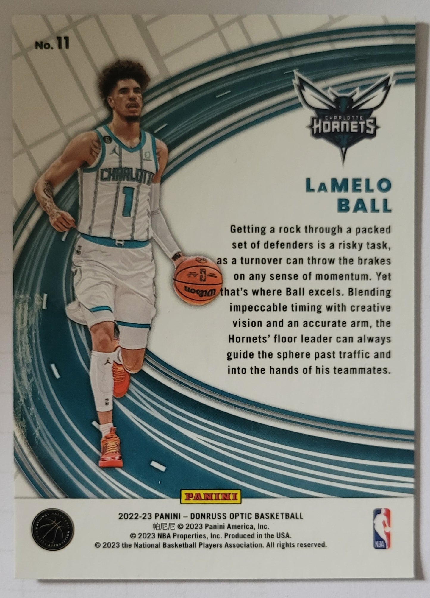 LaMelo Ball - 2022-23 Donruss Optic Express Lane #11