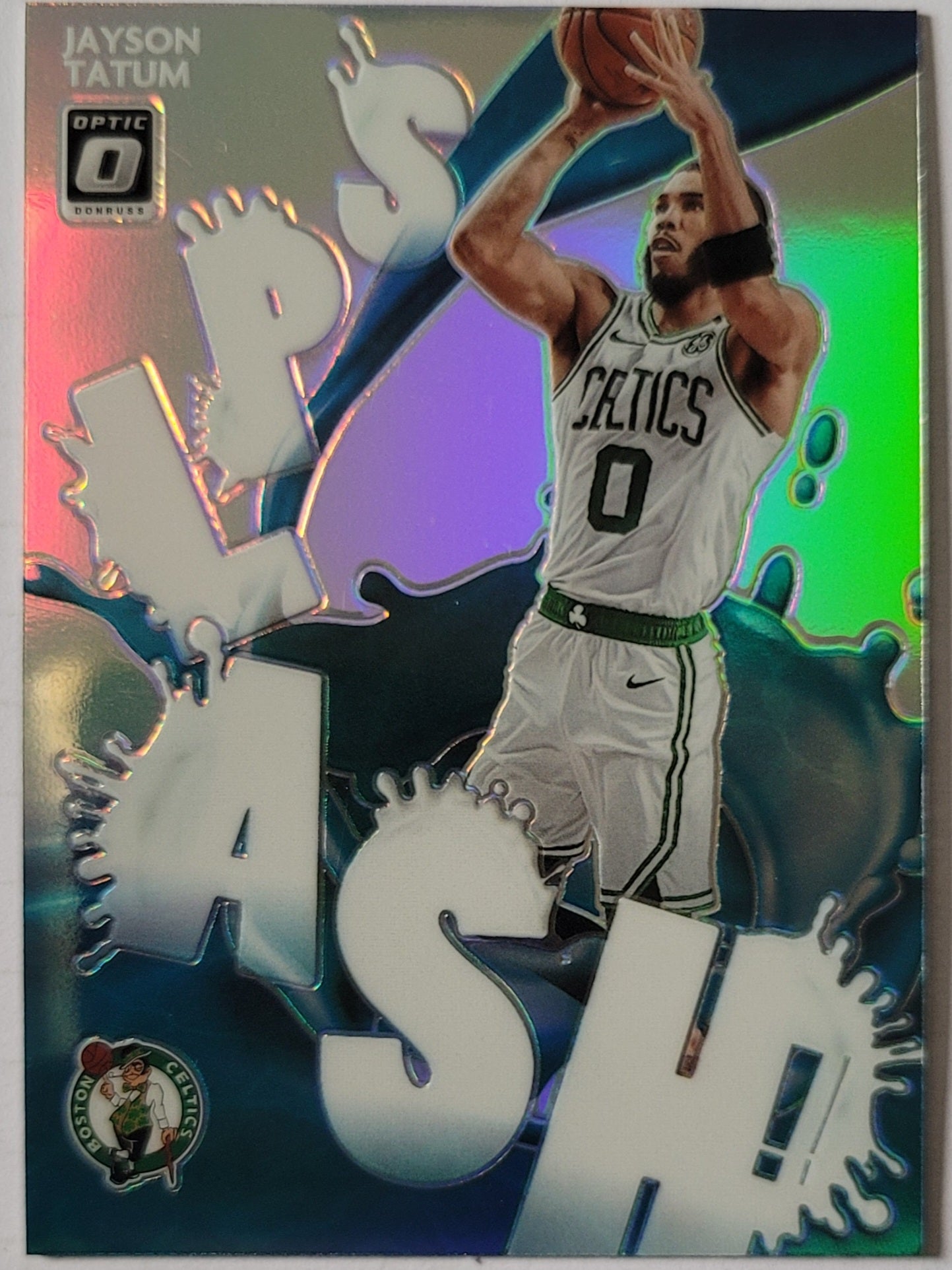 Jayson Tatum - 2020-21 Donruss Optic Splash Holo #14