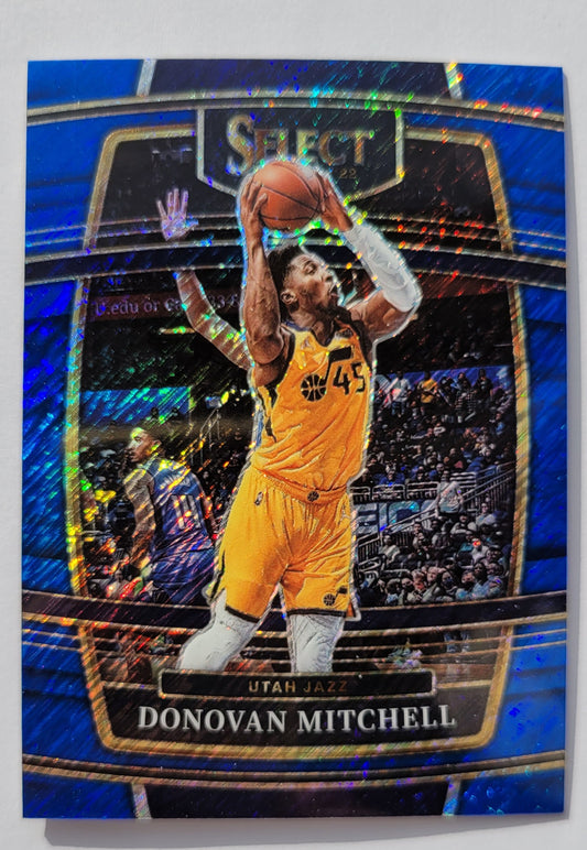 Donovan Mitchell - 2021-22 Select Prizms Blue Shimmer #83