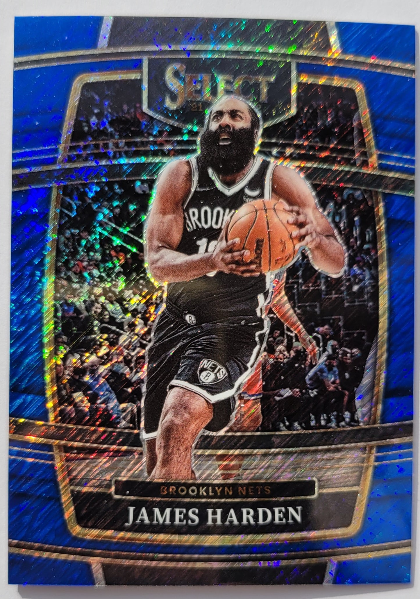 James Harden - 2021-22 Select Prizms Blue Shimmer #47